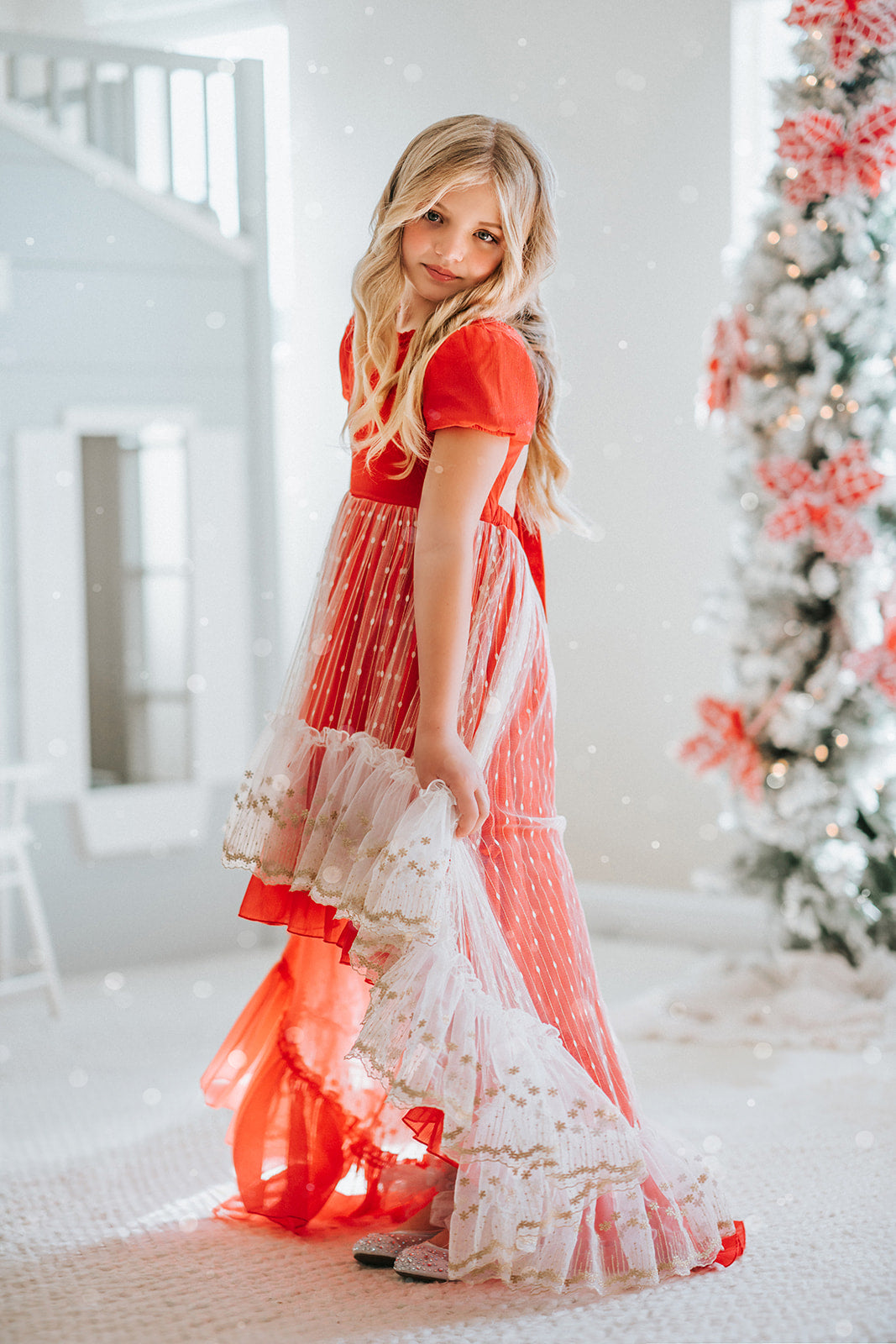 Madeline's Enchanted Ruby Holiday dress - READY TO SHIP