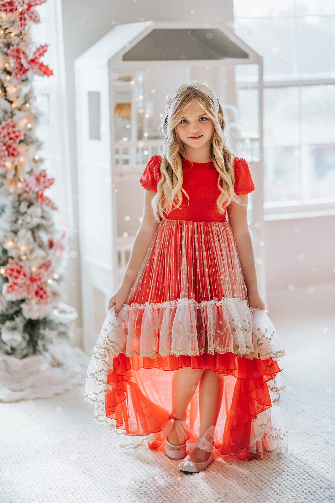 Madeline's Enchanted Ruby Holiday dress - READY TO SHIP