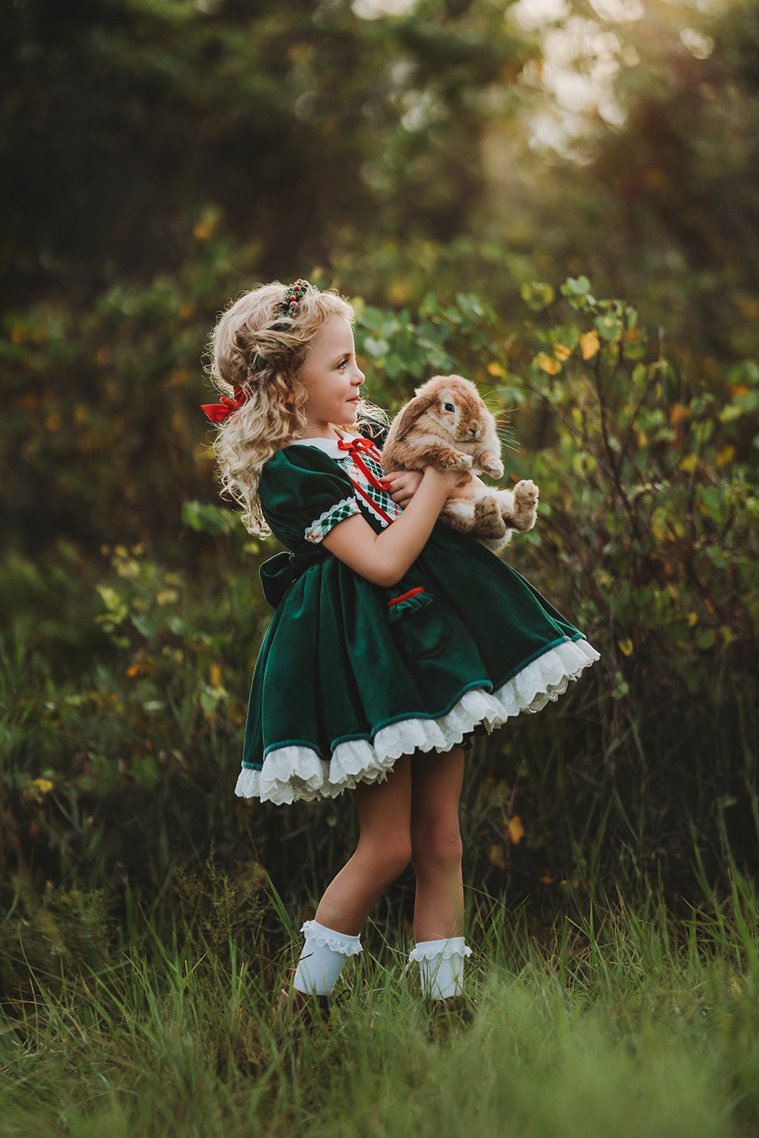 Vintage Velvet Noel Pettiskirt dress