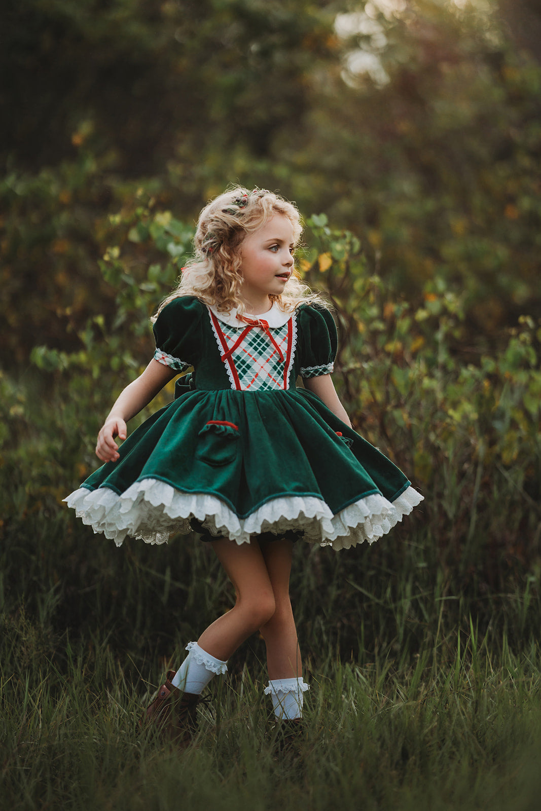 Vintage Velvet Noel Pettiskirt dress