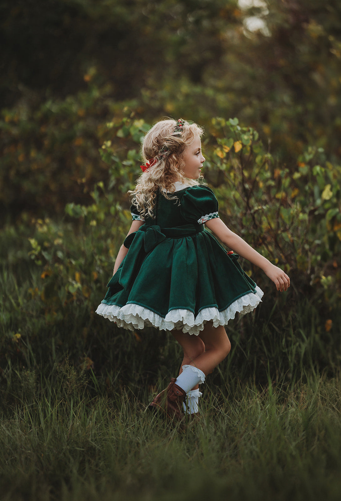 Vintage Velvet Noel Pettiskirt dress