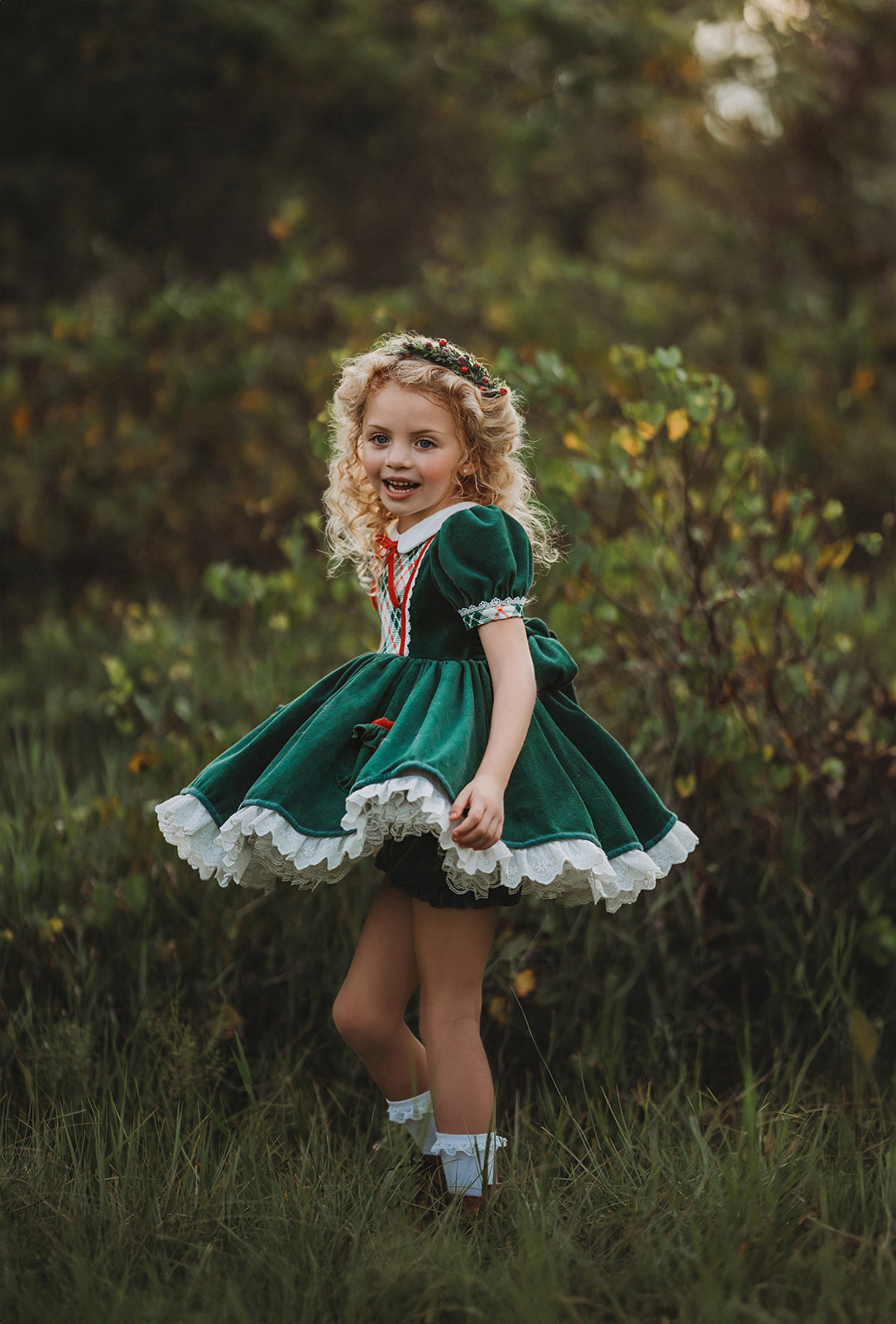 Vintage Velvet Noel Pettiskirt dress