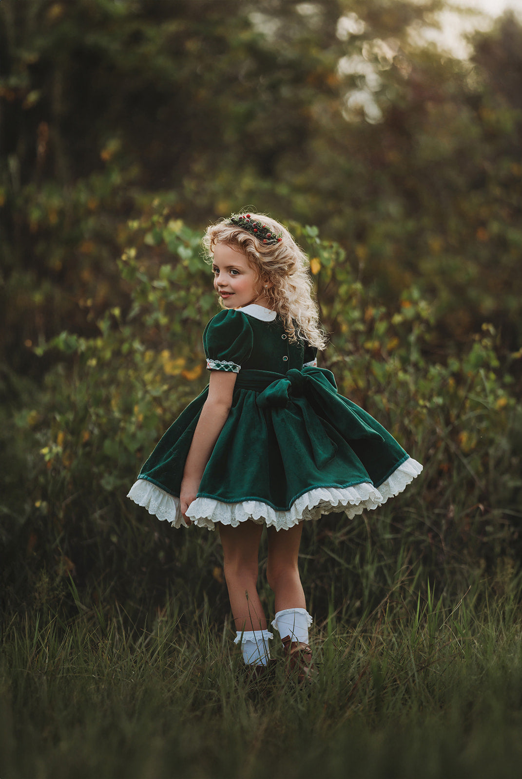 Vintage Velvet Noel Pettiskirt dress
