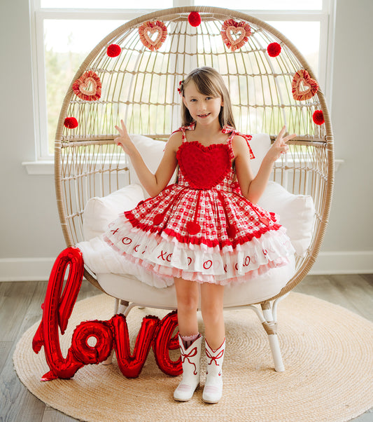 Cora's Cupid Valentine's Pettiskirt Dress - PREORDER