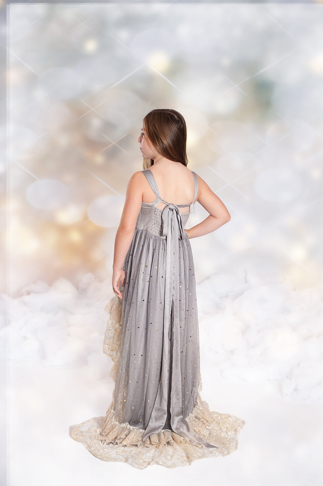Silver Solstice Hi-Low Dress Maxi - PREORDER