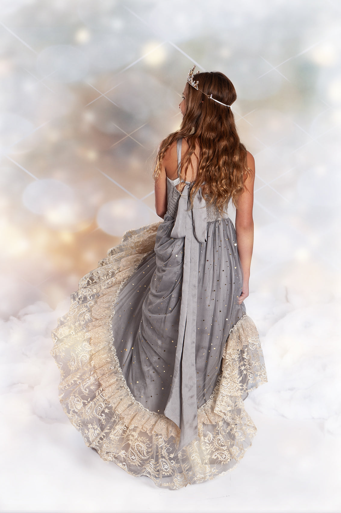 Silver Solstice Hi-Low Dress Maxi - PREORDER