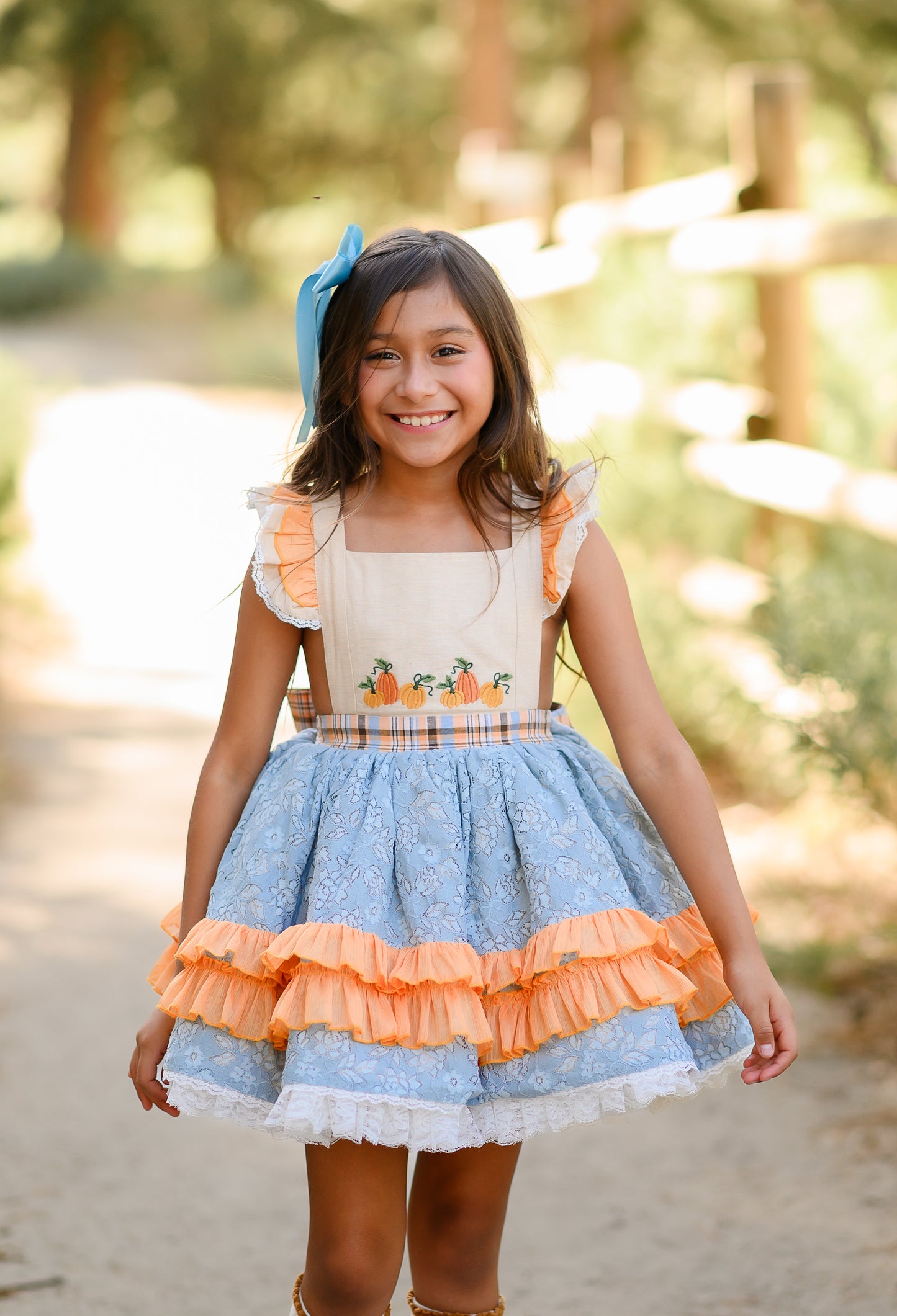 Rosie's Autumn Aestetic vintage lace petiskirt dress - READY TO SHIP