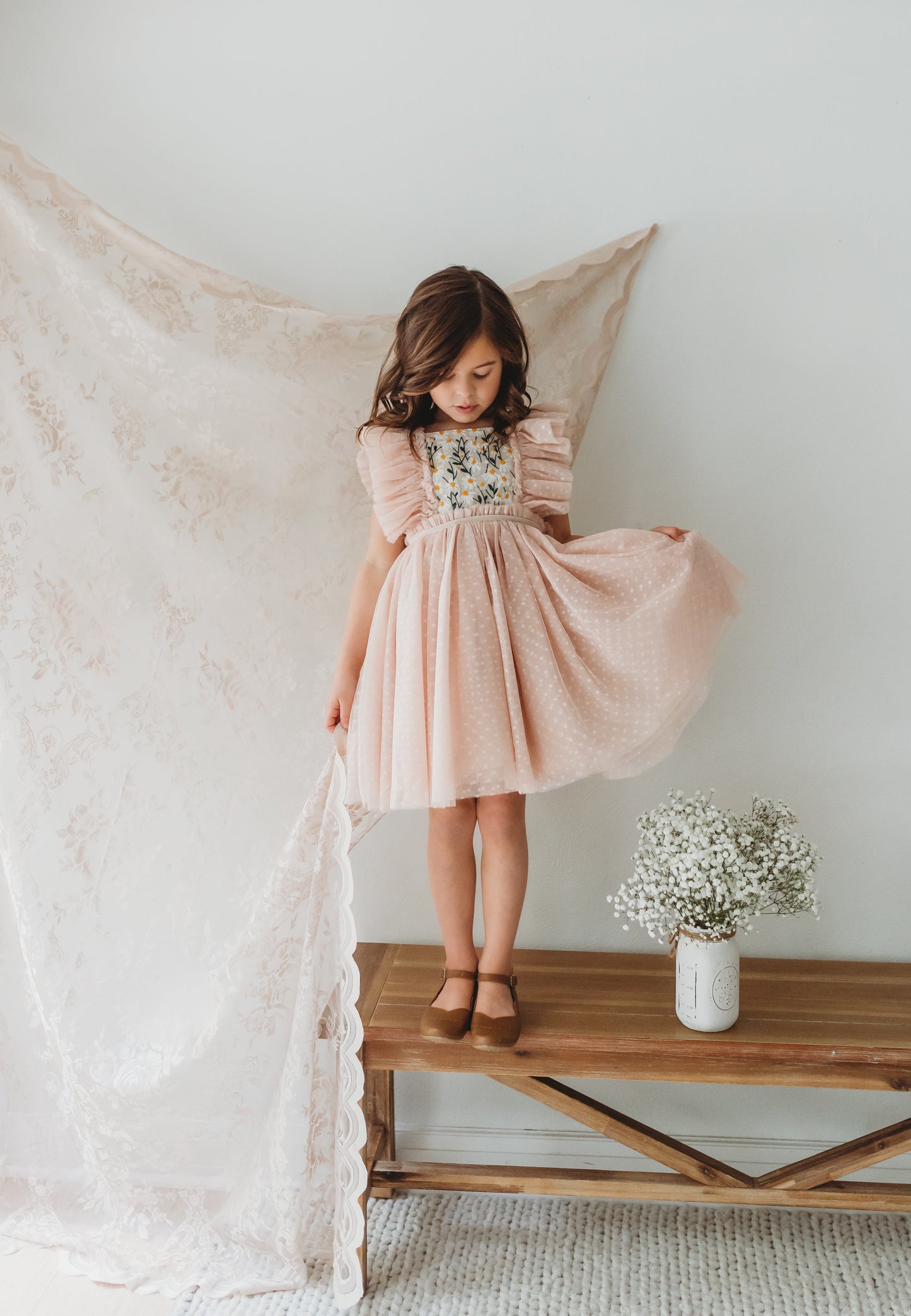 Millie's Daisies Tulle Dress - Ready To Ship