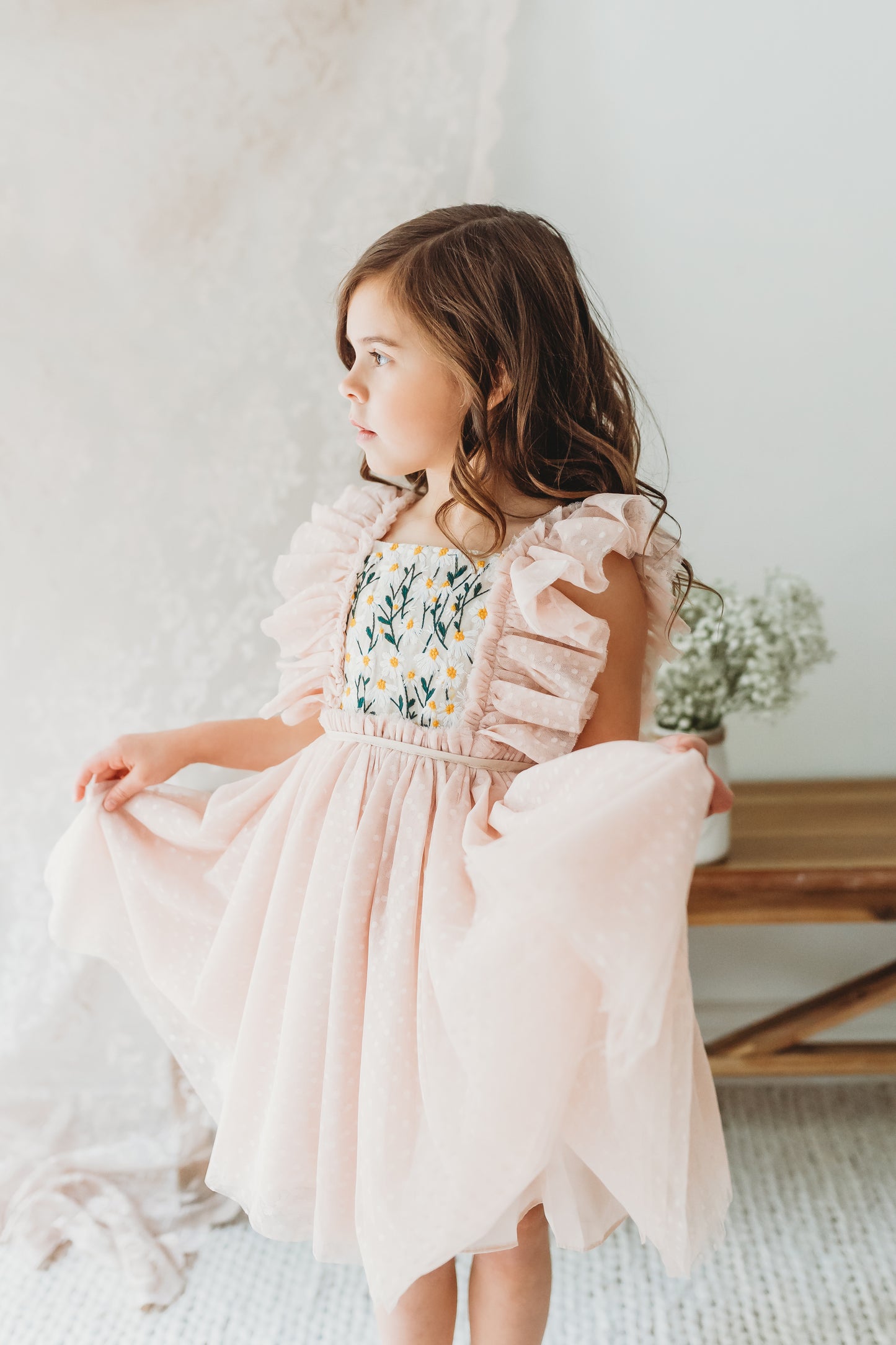 Millie's Daisies Tulle Dress - Ready To Ship