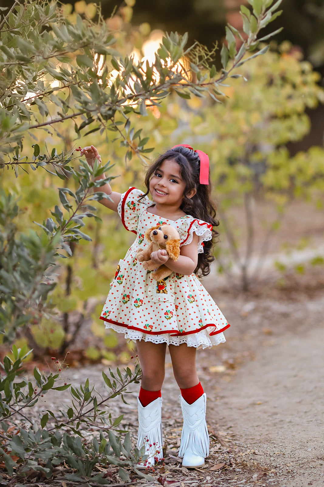 Myla's Puppy Love Pinafore
