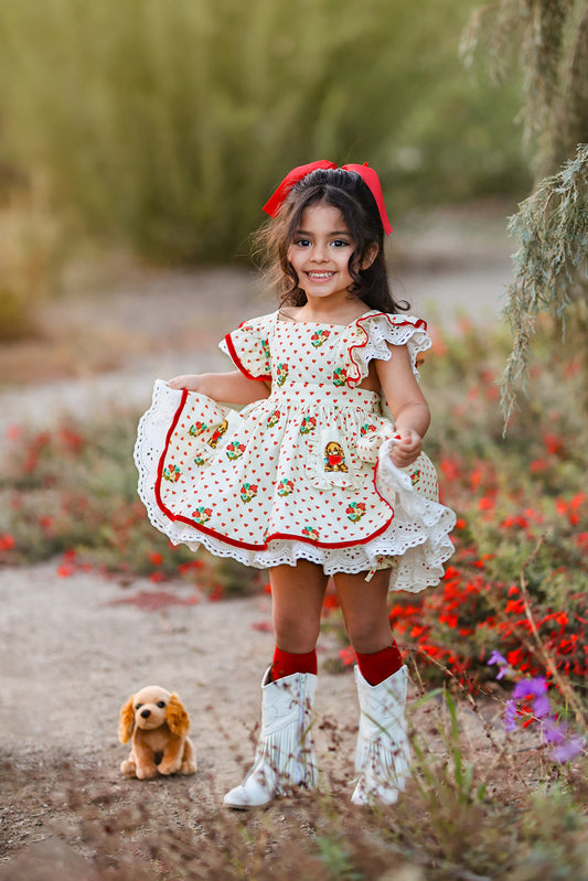 Myla's Puppy Love Pinafore