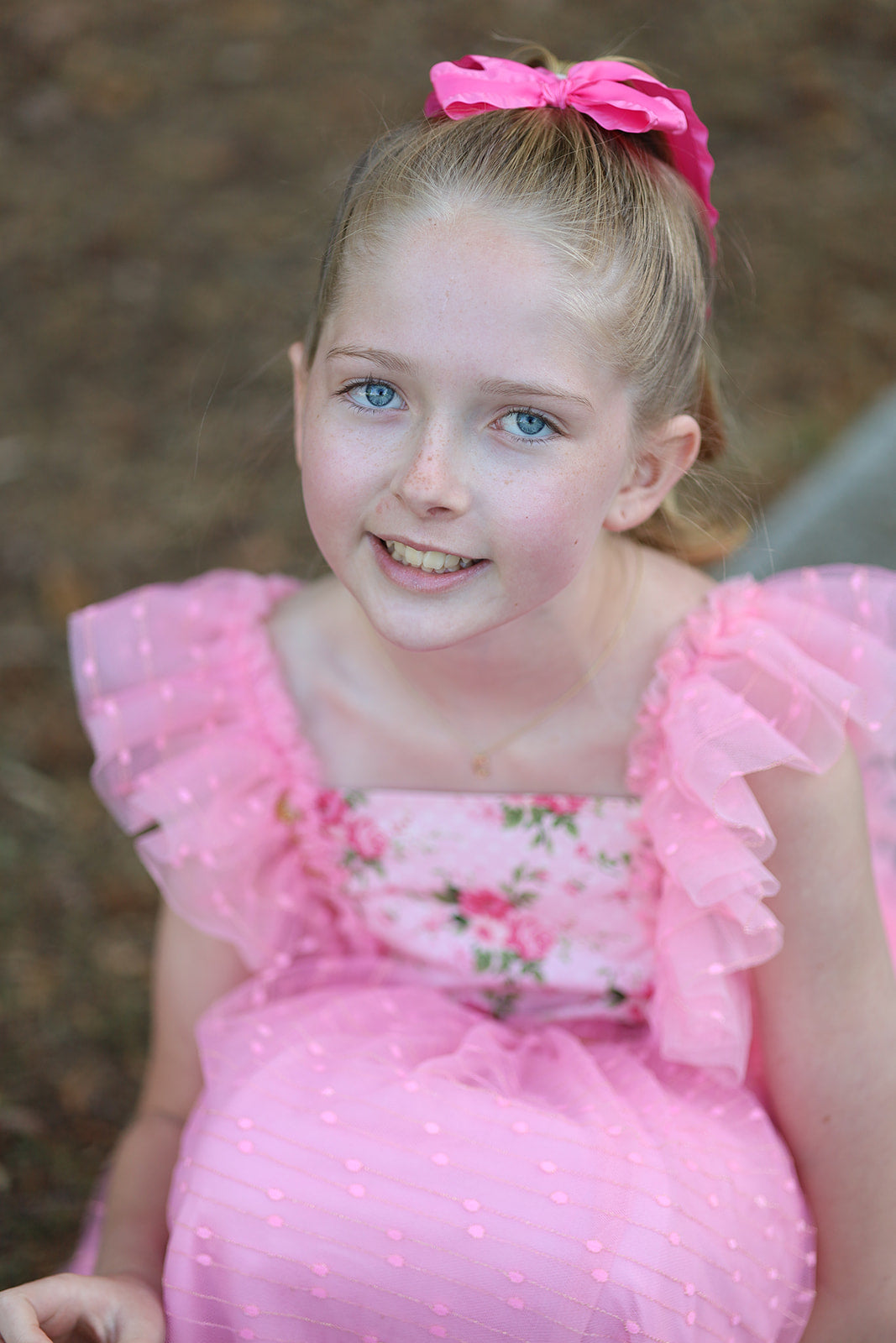 Millie's Cottage Rose Tulle Dress-READY TO SHIP