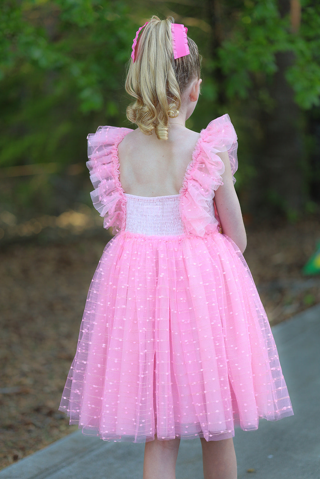 Millie's Cottage Rose Tulle Dress-READY TO SHIP