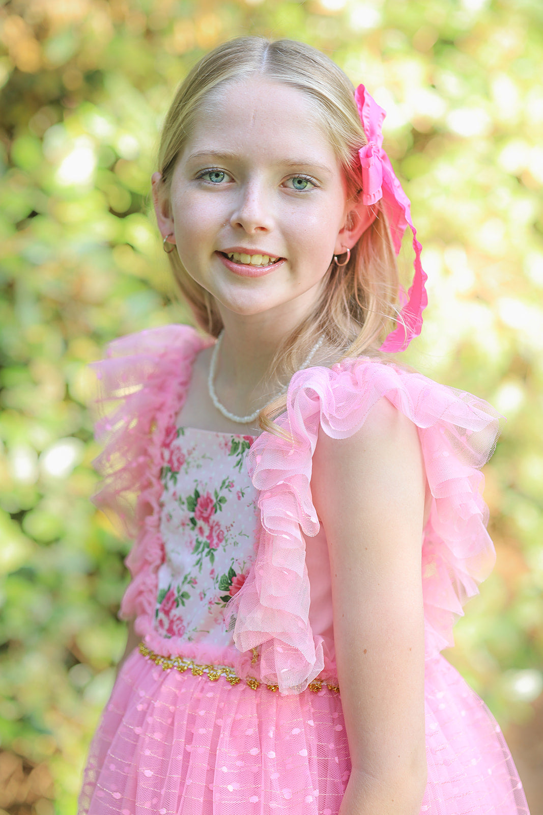 Millie's Cottage Rose Tulle Dress-READY TO SHIP