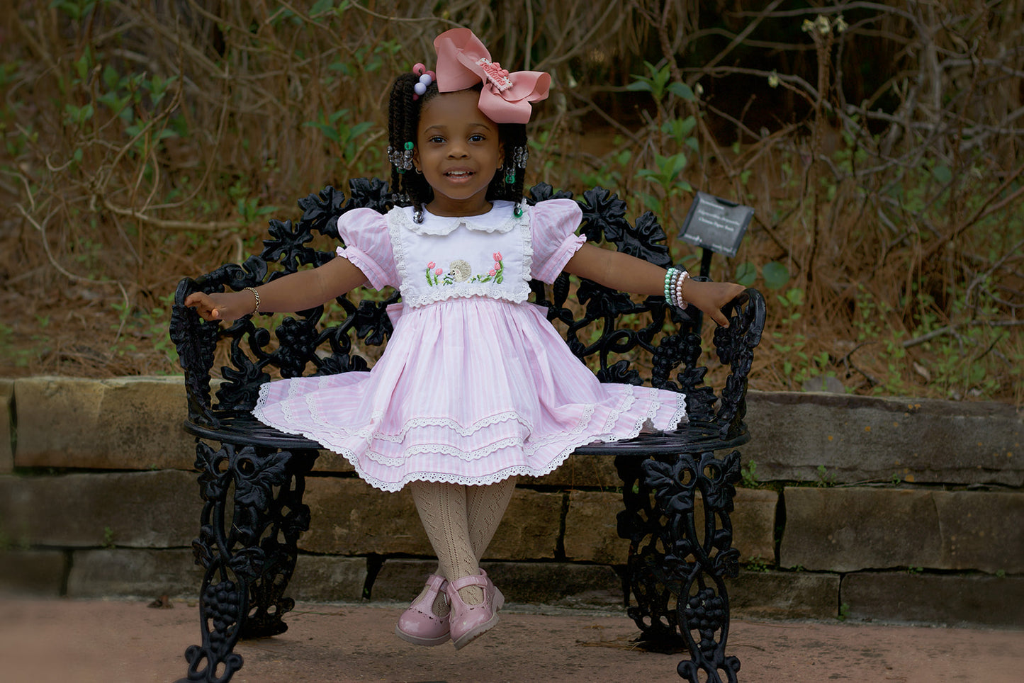 Kaliana's HedgeHugs & Kisses dress-ready to ship