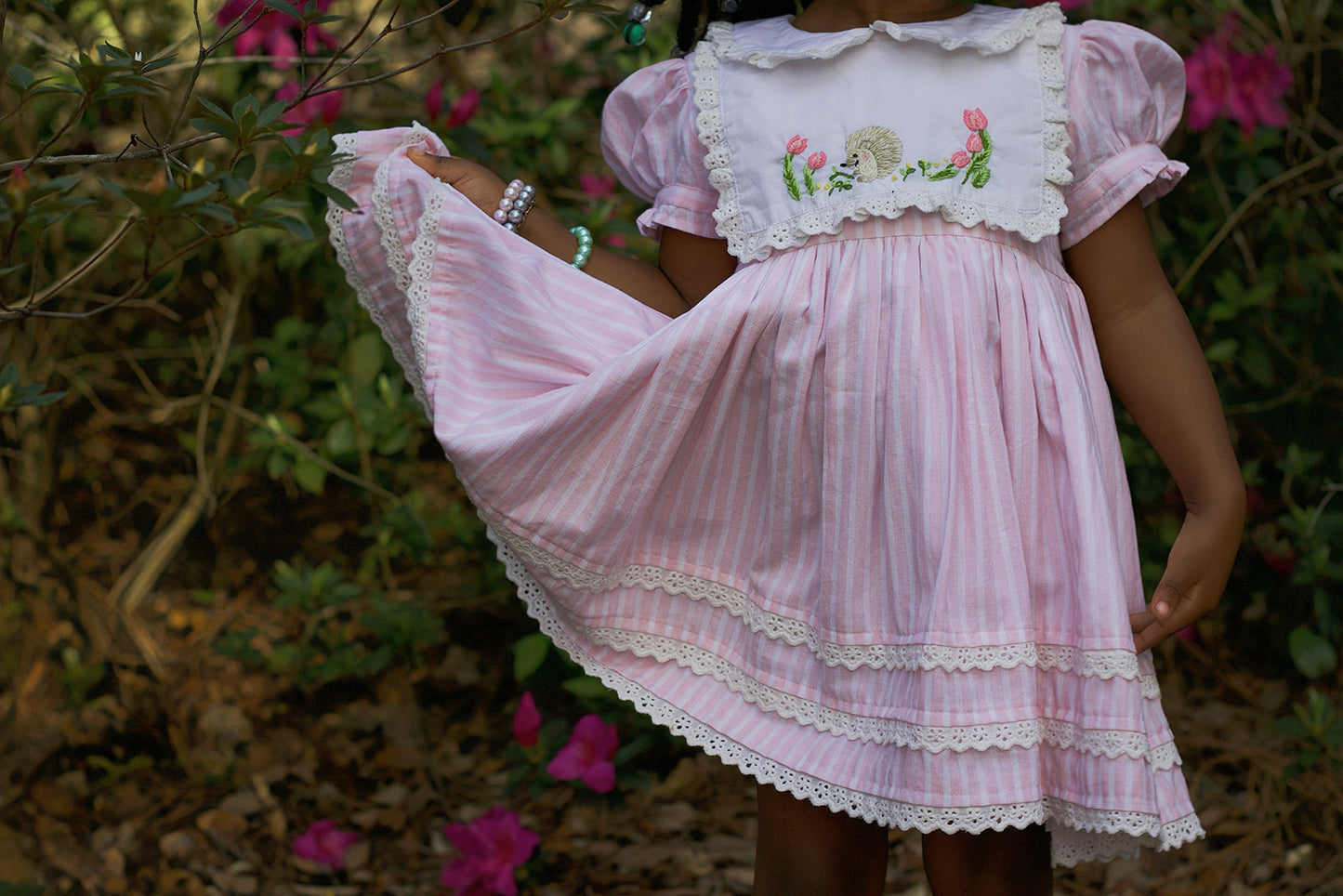 Kaliana's HedgeHugs & Kisses dress-ready to ship