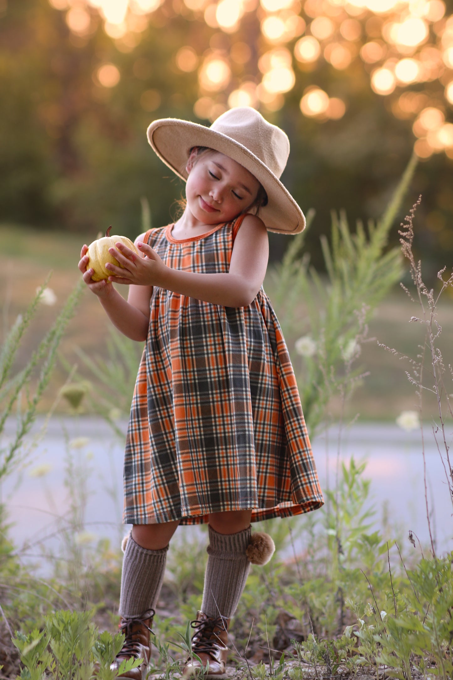 Isla Simone's Perfectly Plaid Dress