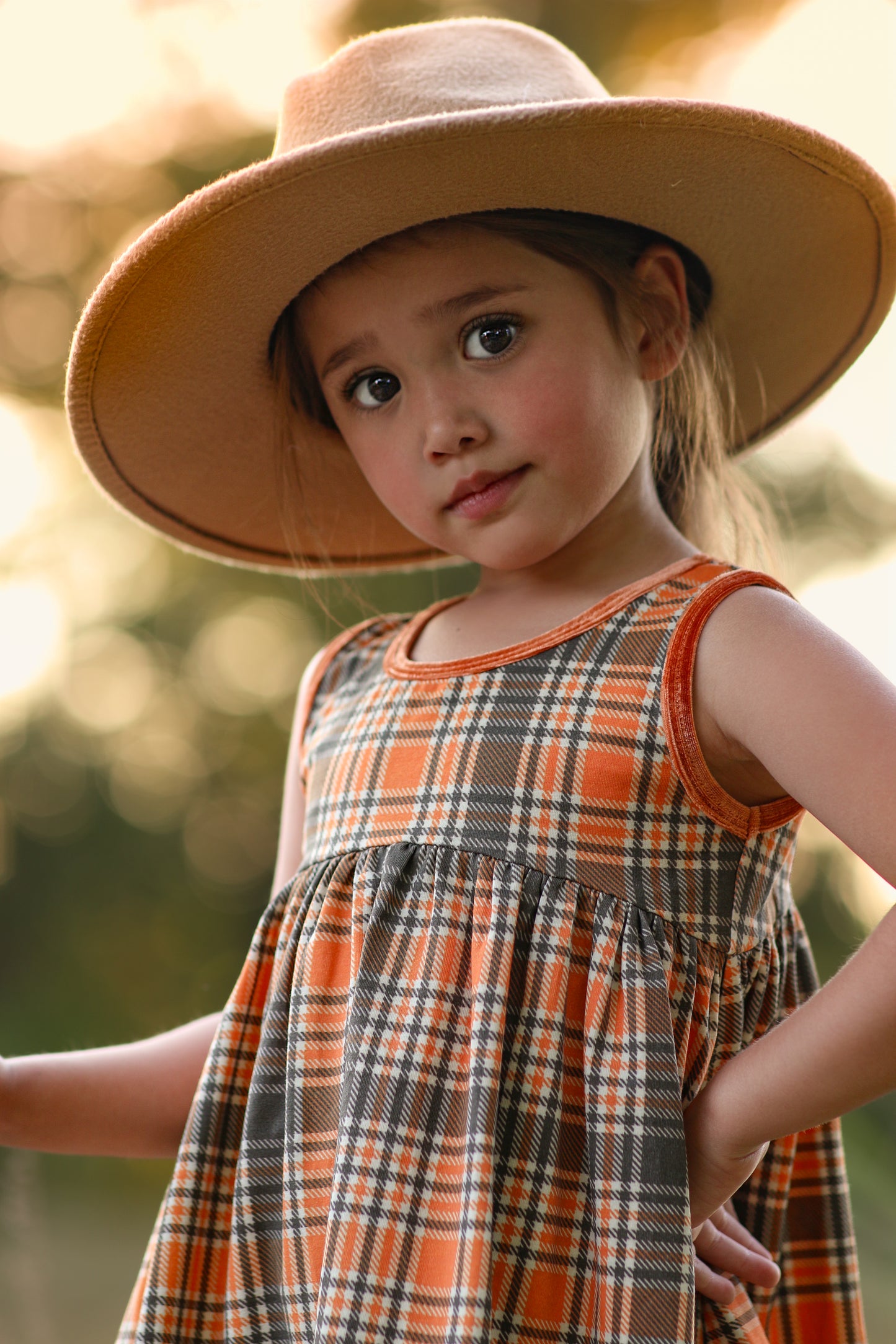 Isla Simone's Perfectly Plaid Dress