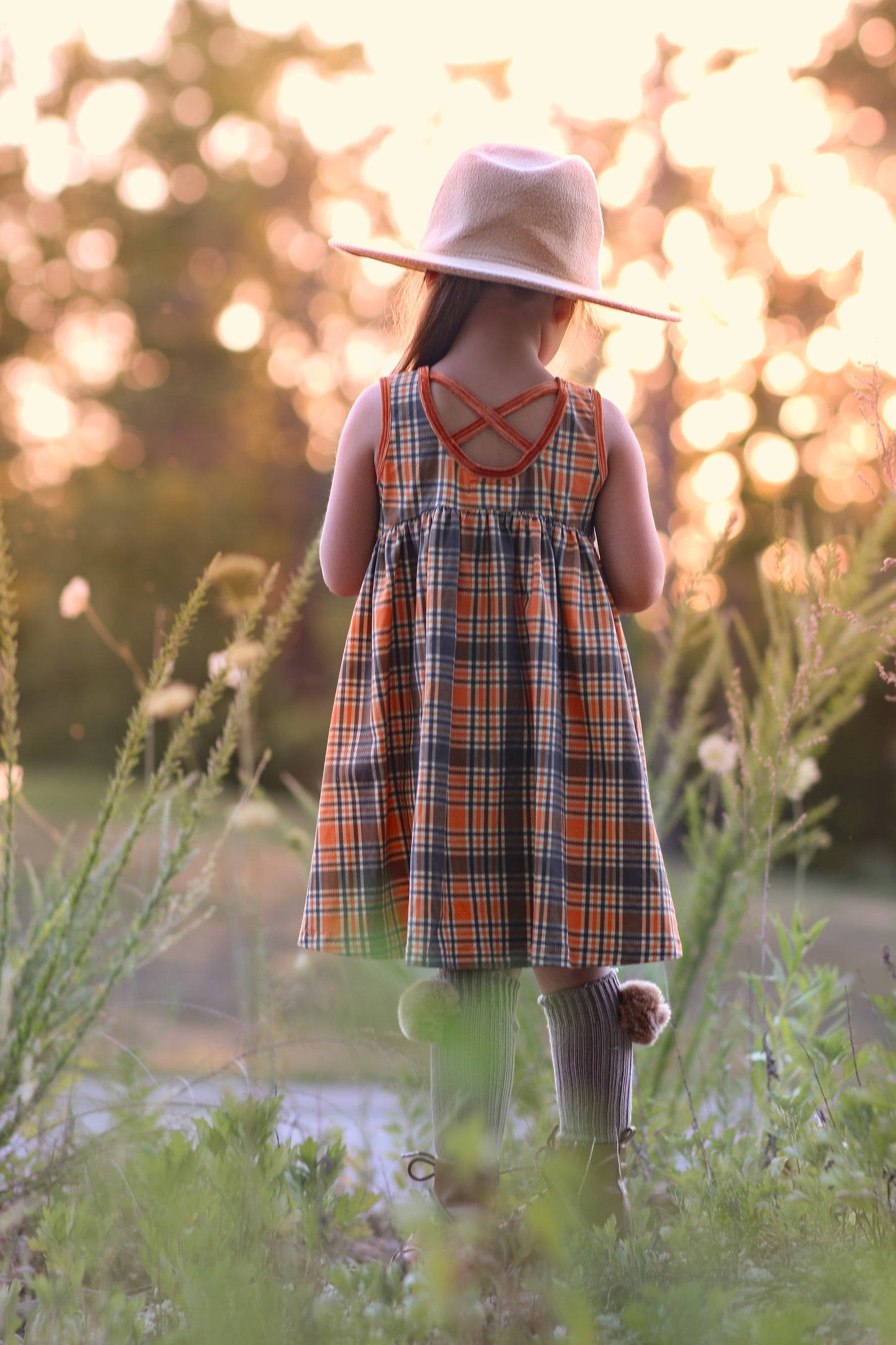 Isla Simone's Perfectly Plaid Dress