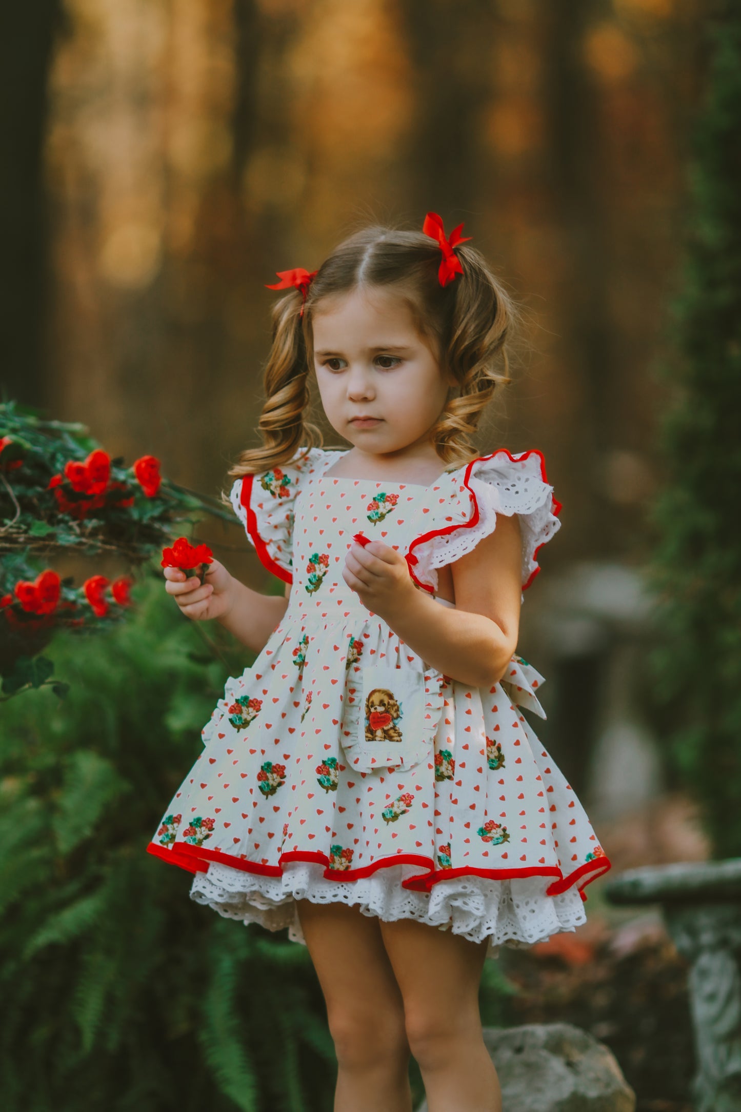 Myla's Puppy Love Pinafore