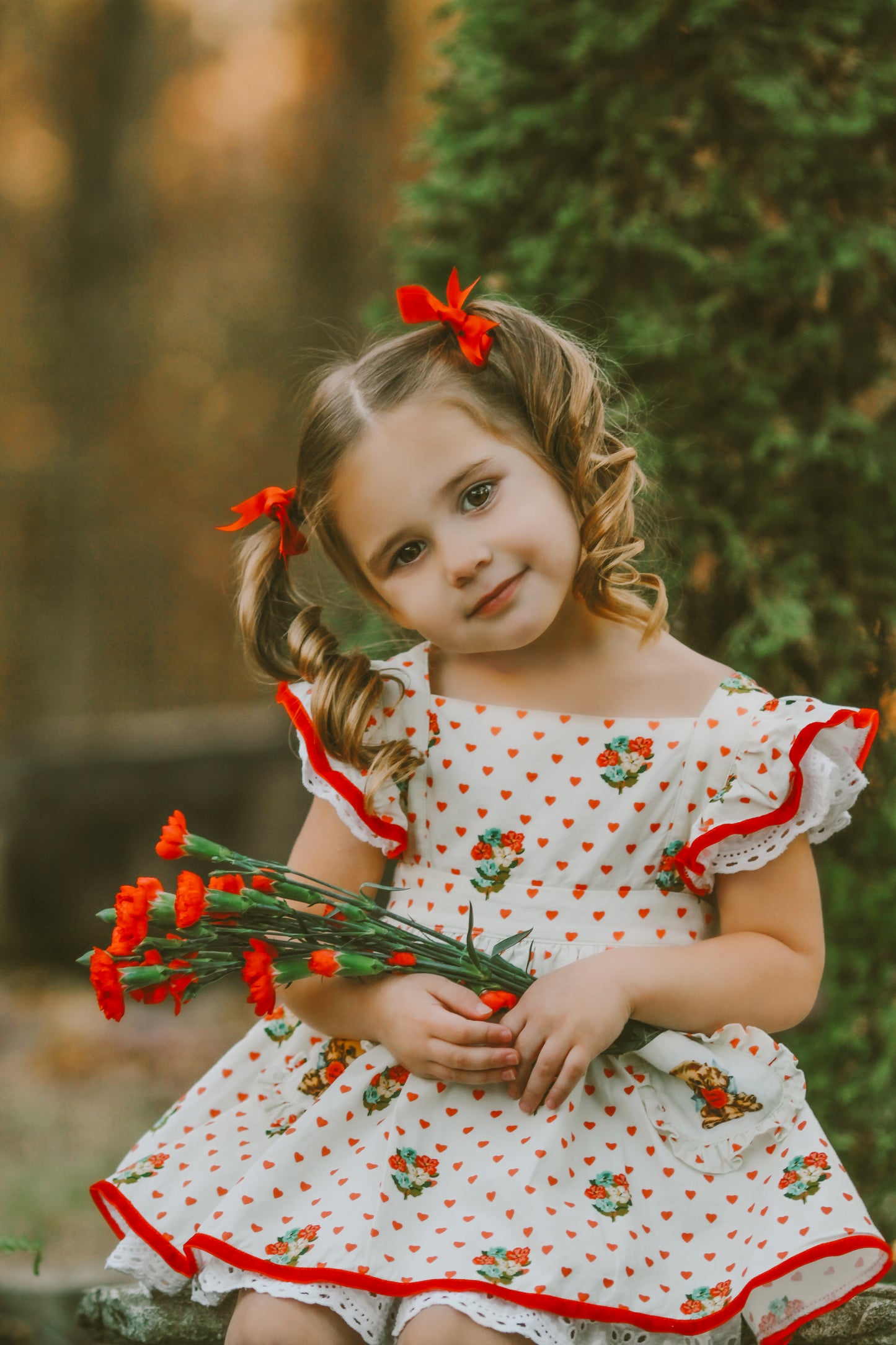Myla's Puppy Love Pinafore
