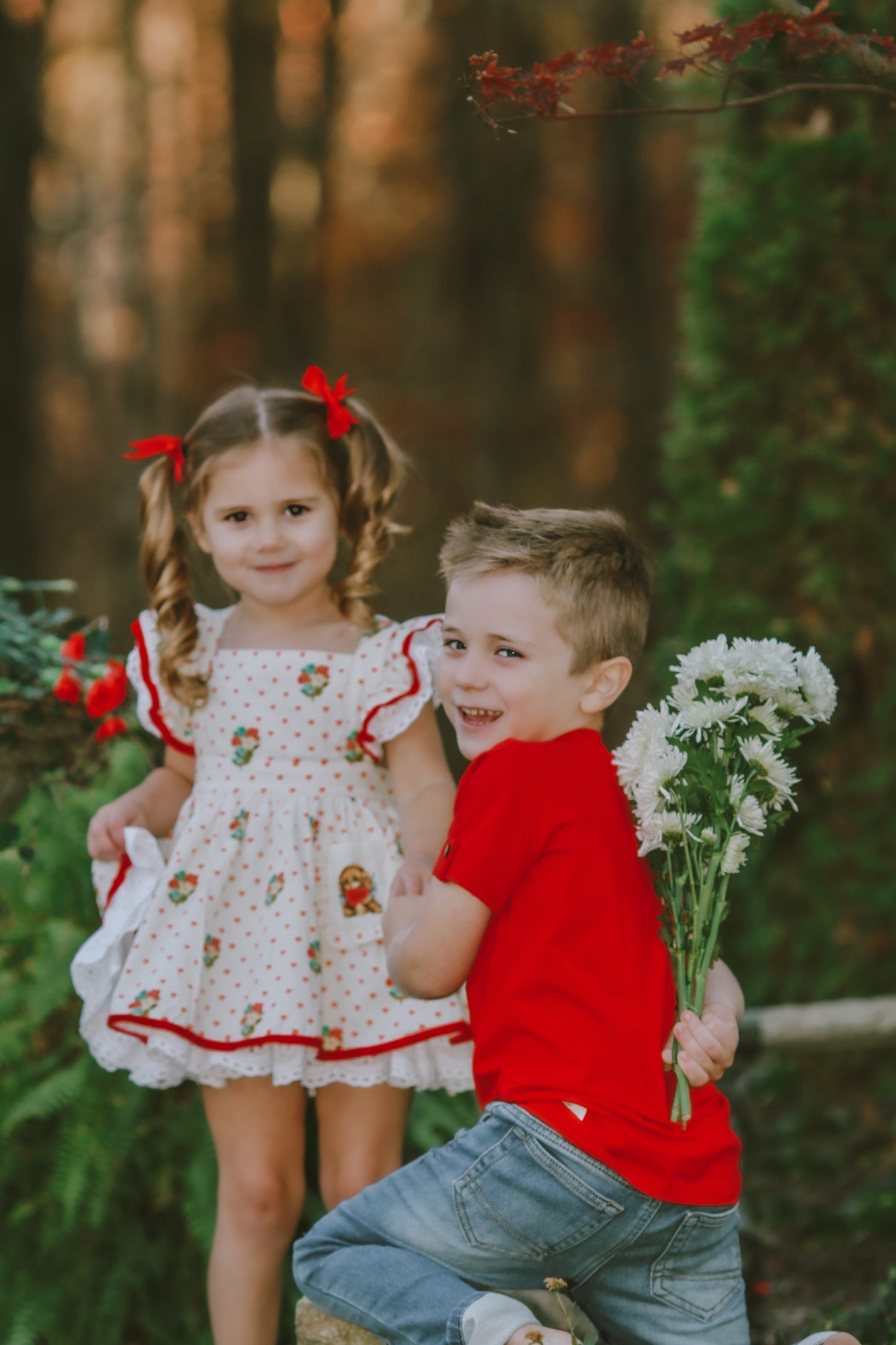Myla's Puppy Love Pinafore