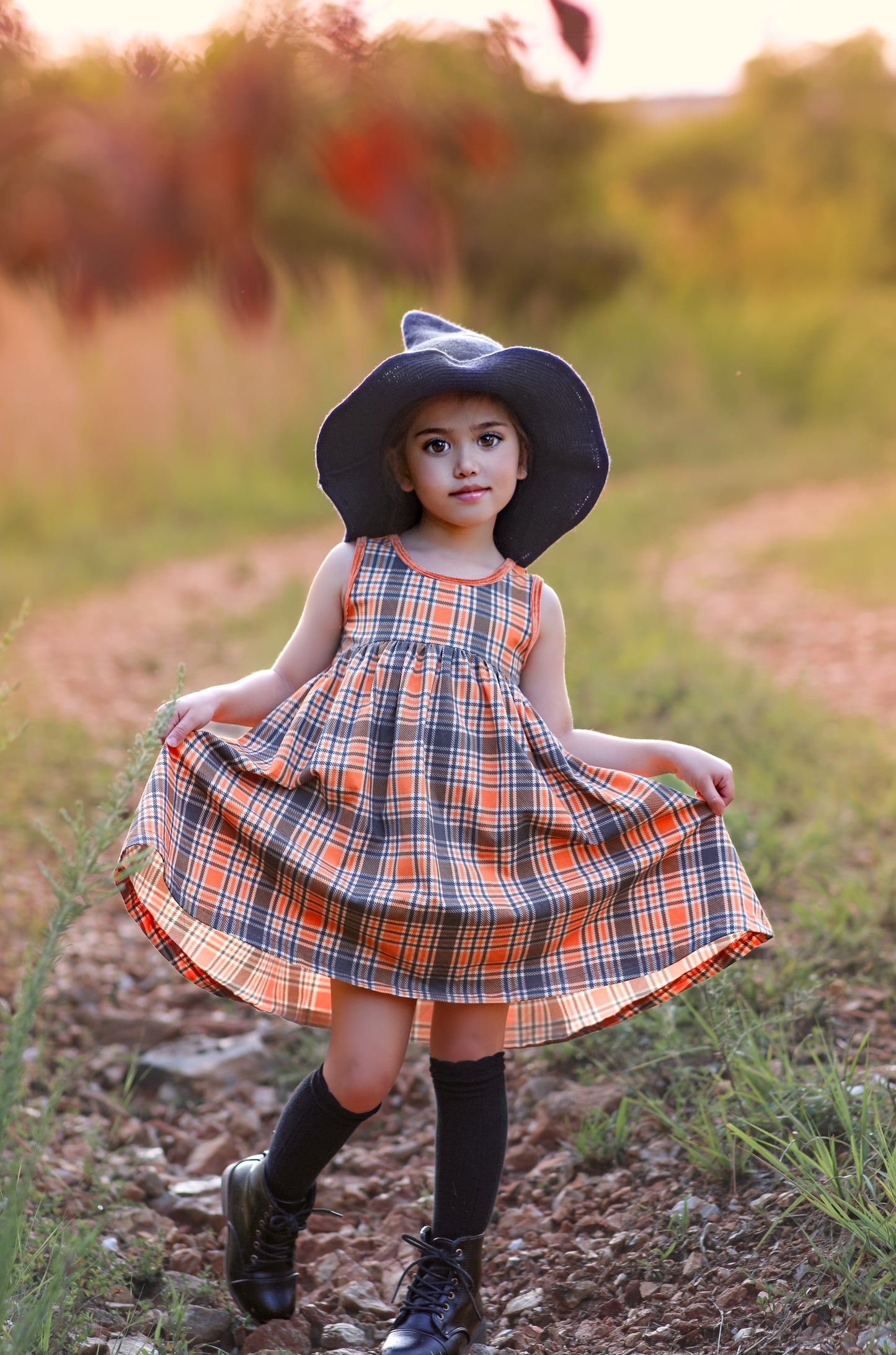 Isla Simone's Perfectly Plaid Dress