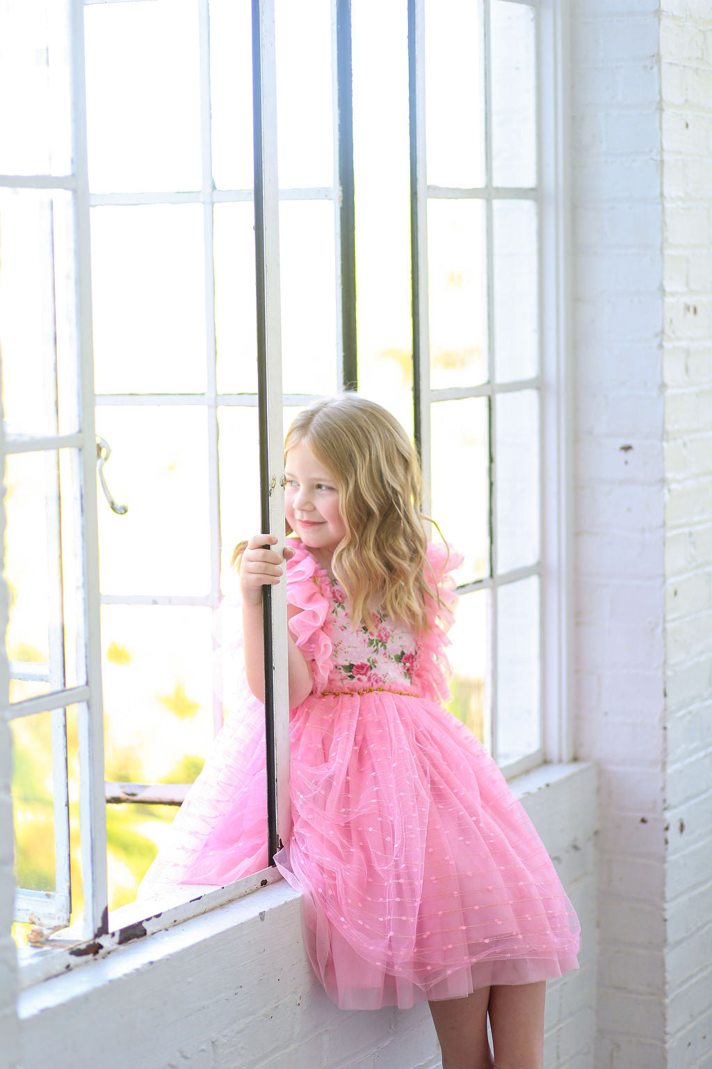 Millie's Cottage Rose Tulle Dress-READY TO SHIP