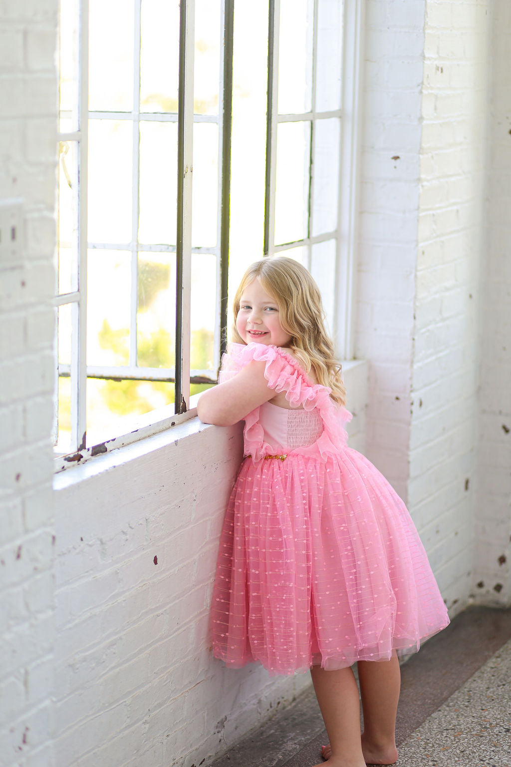 Millie's Cottage Rose Tulle Dress-READY TO SHIP