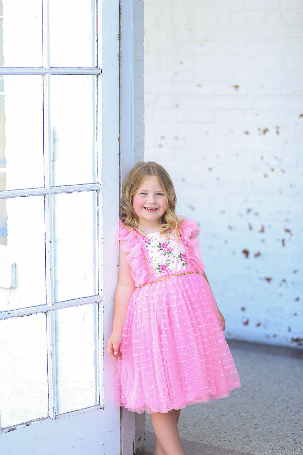 Millie's Cottage Rose Tulle Dress-READY TO SHIP