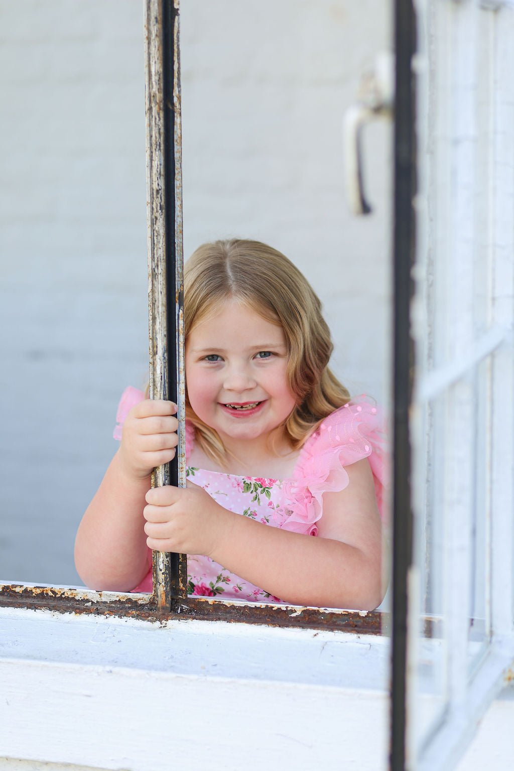 Millie's Cottage Rose Tulle Dress-READY TO SHIP