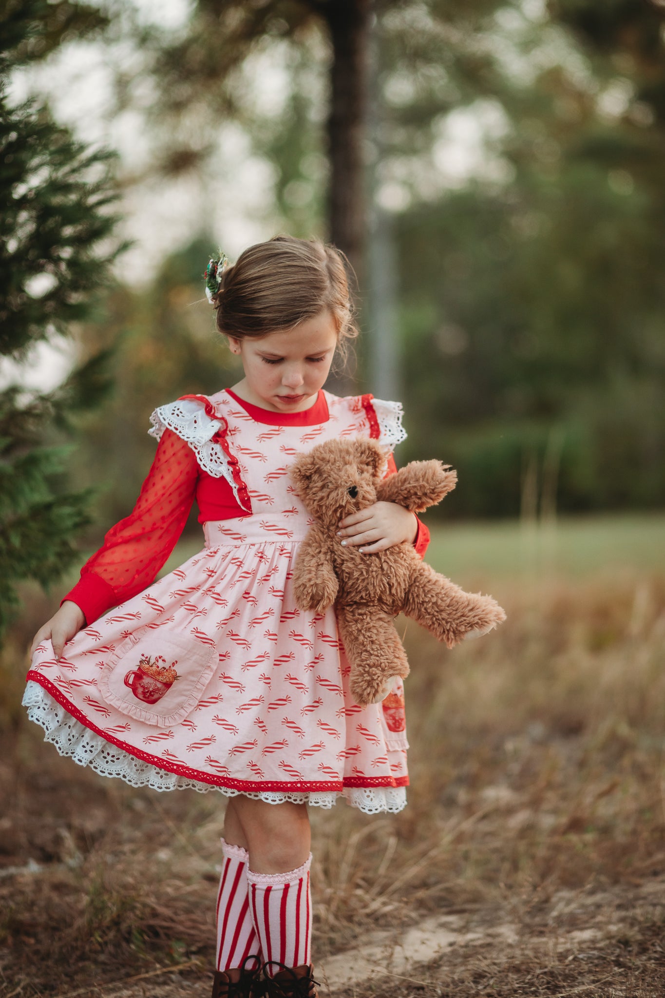 Peppermint Mocha Pinafore - PREORDER