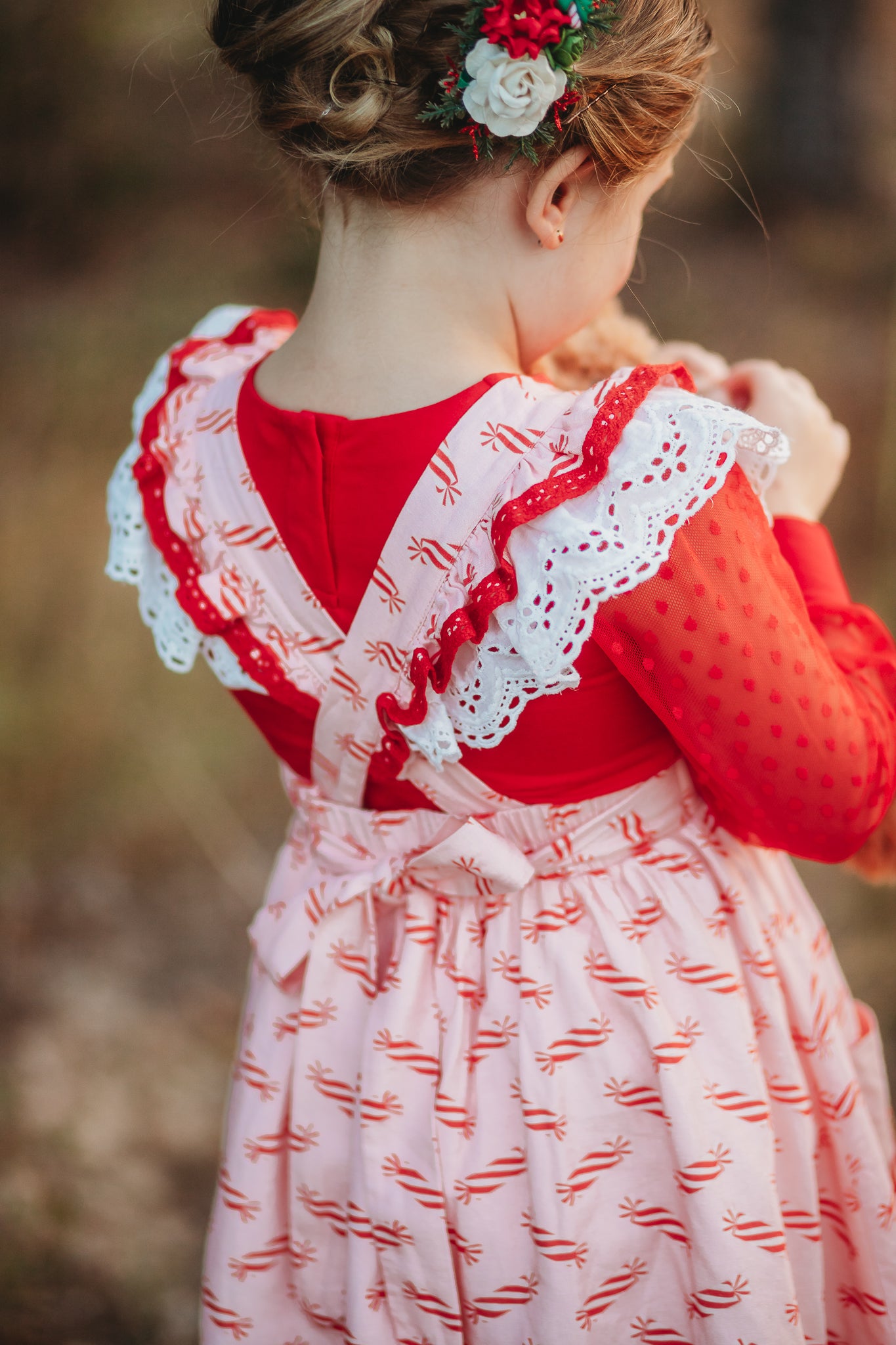 Peppermint Mocha Pinafore - PREORDER
