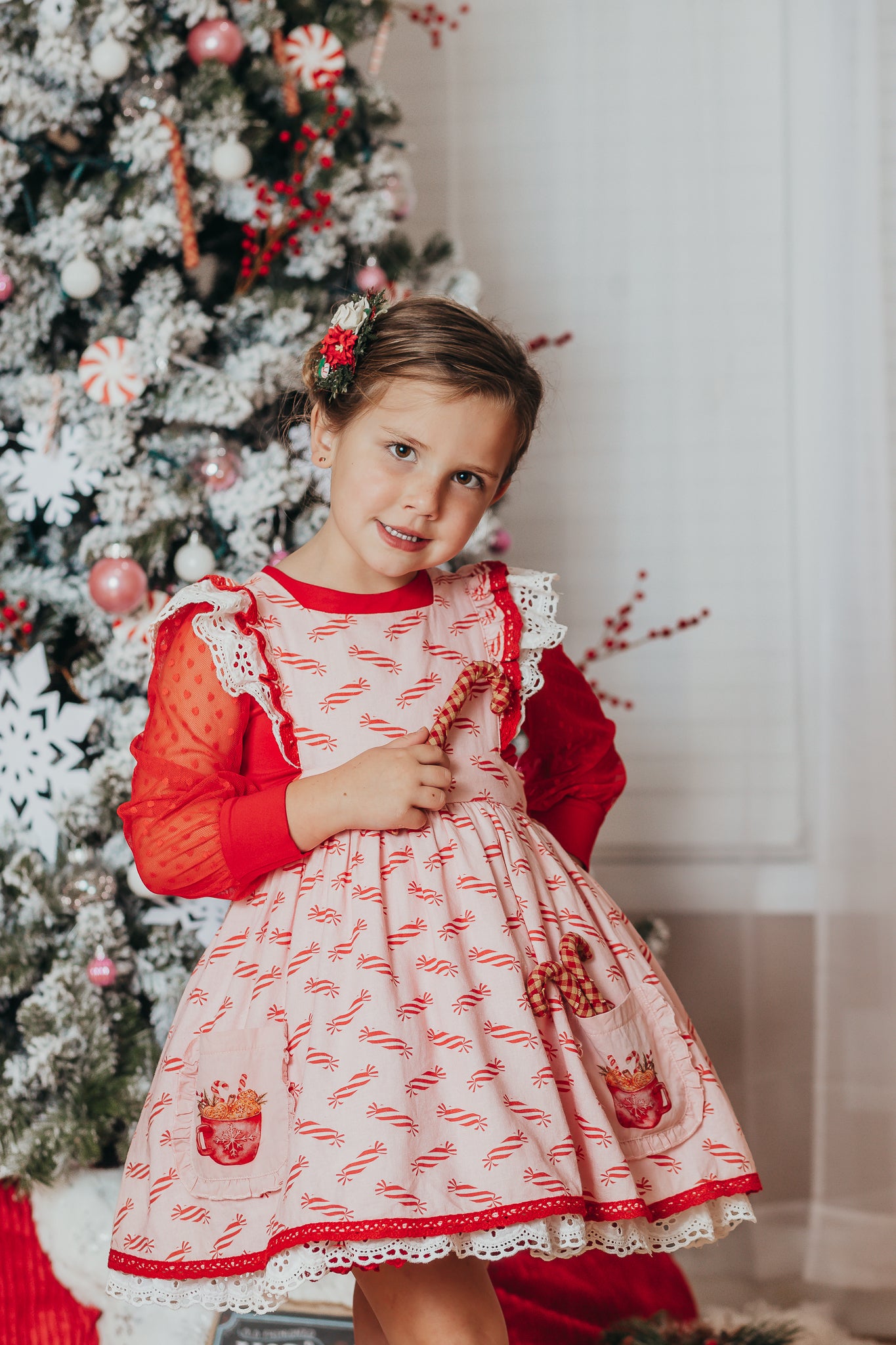 Peppermint Mocha Pinafore - PREORDER