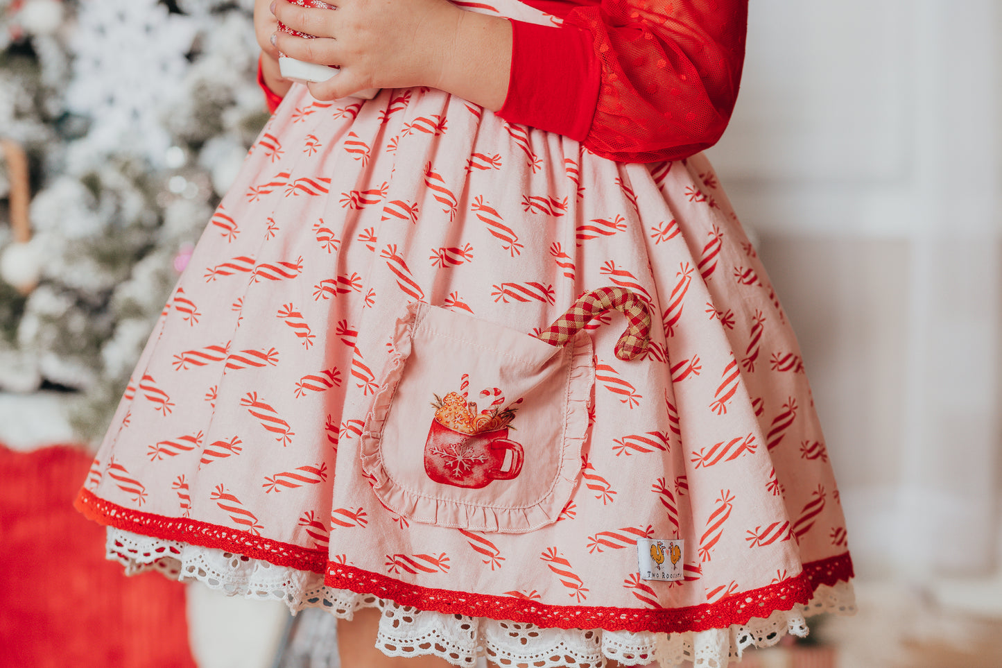 Peppermint Mocha Pinafore - PREORDER