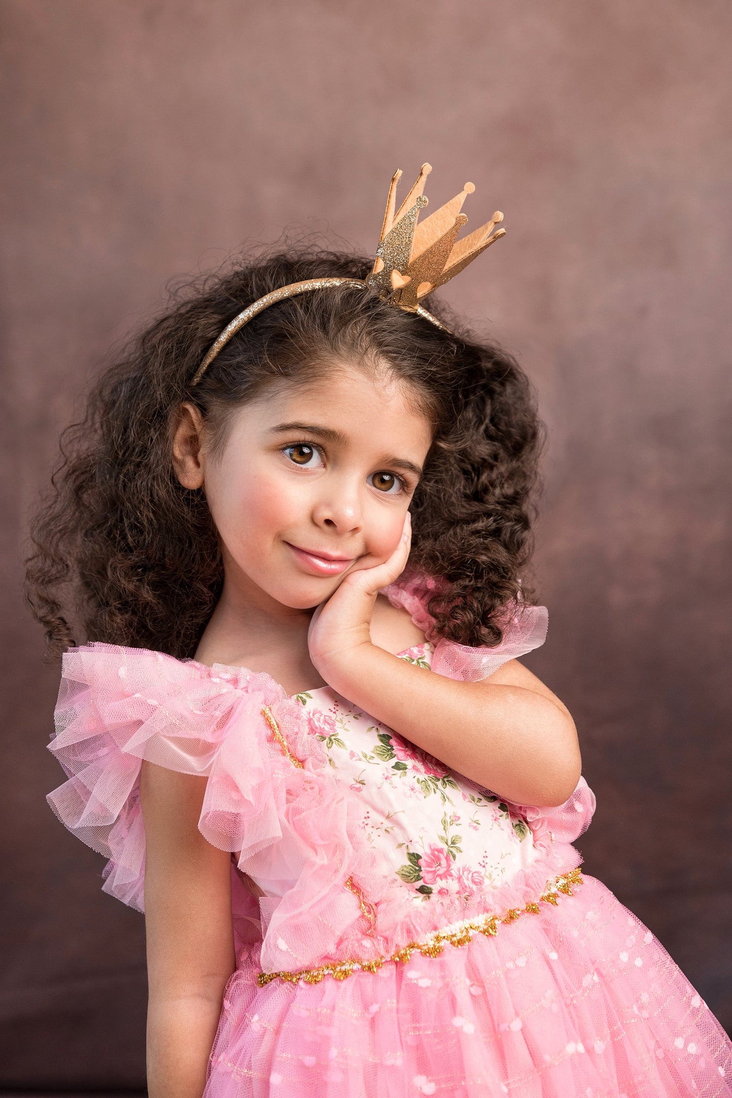 Millie's Cottage Rose Tulle Dress-READY TO SHIP