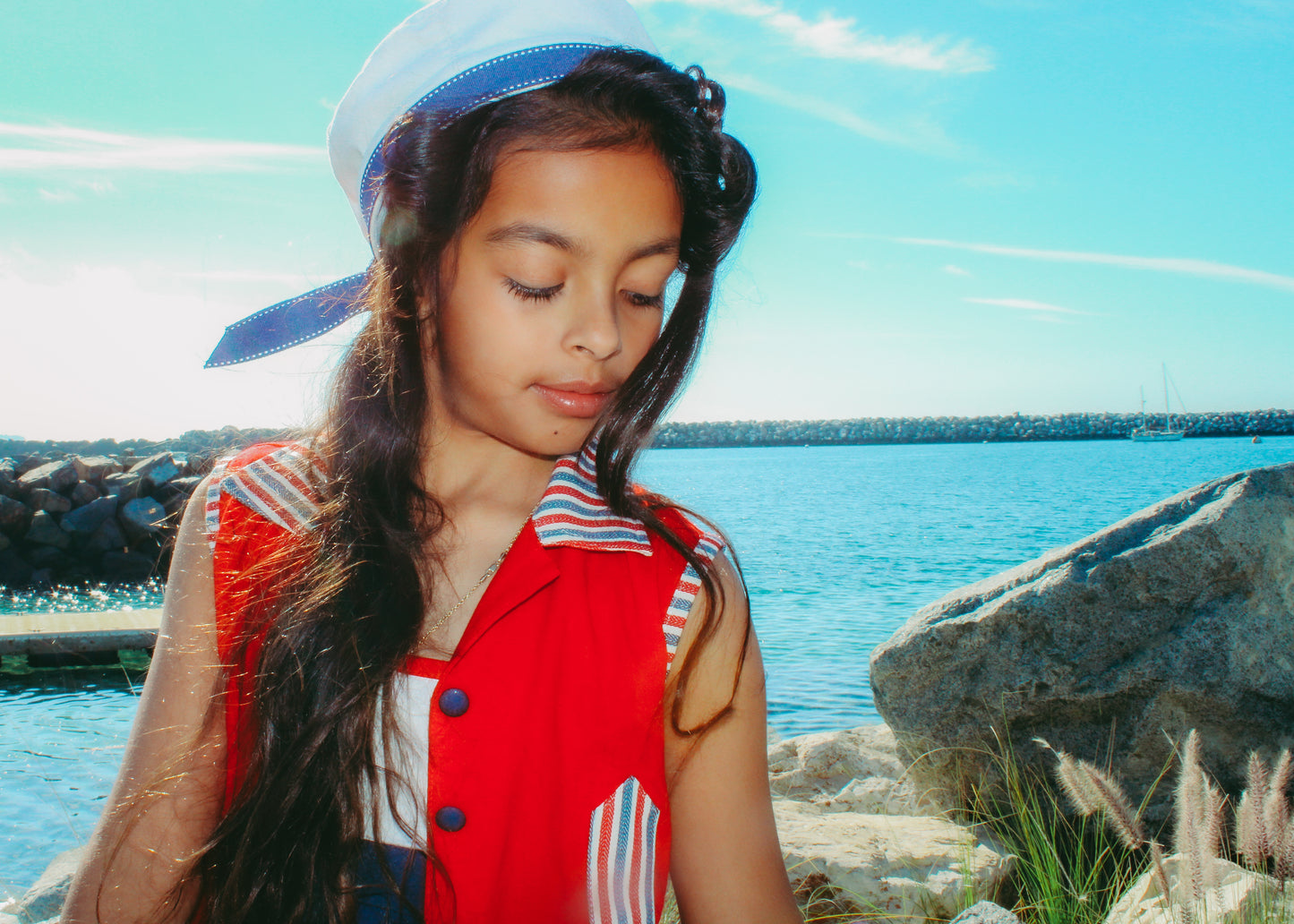 Rosalie's Seaside Adventure Dress and Vest set