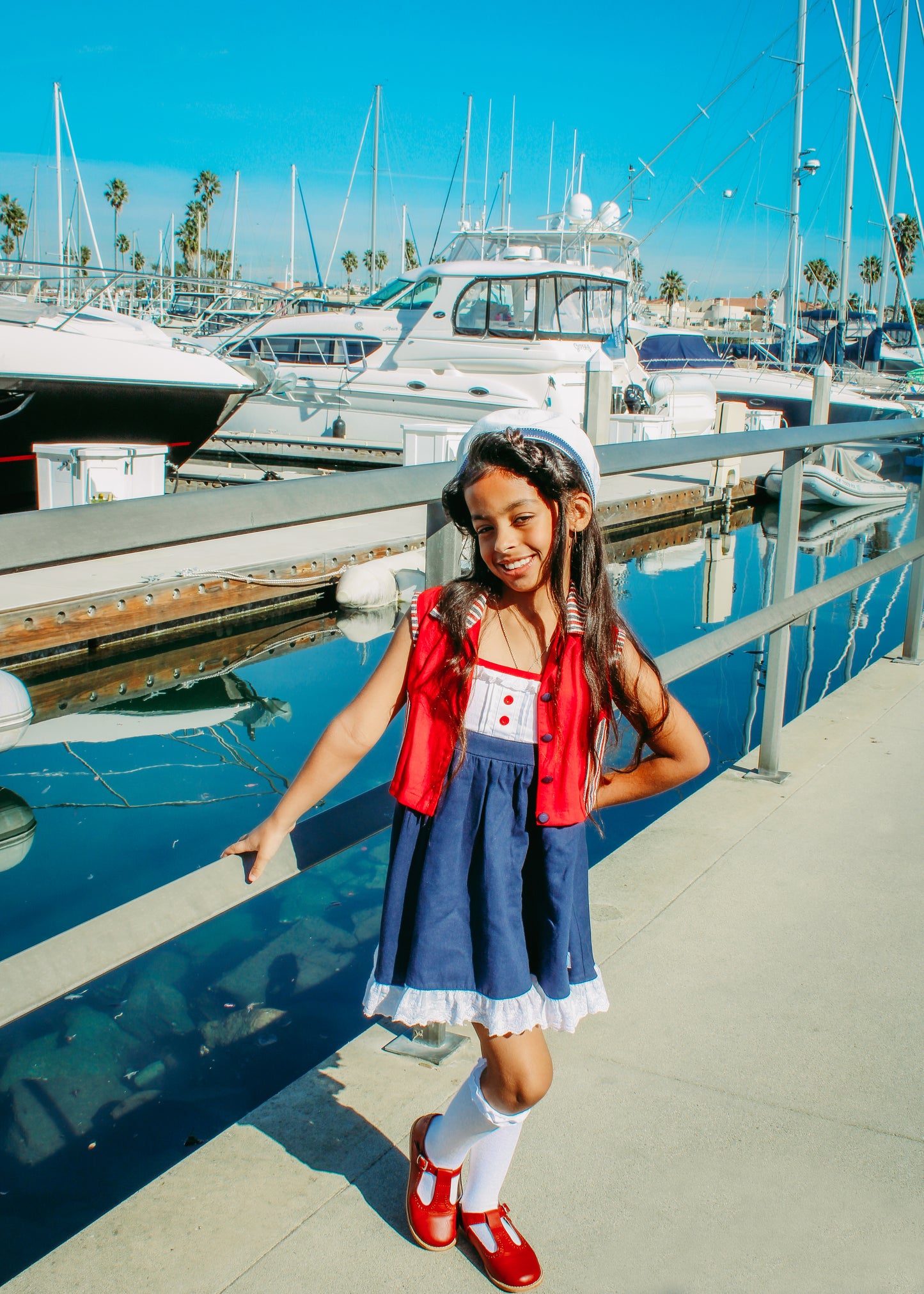 Rosalie's Seaside Adventure Dress and Vest set