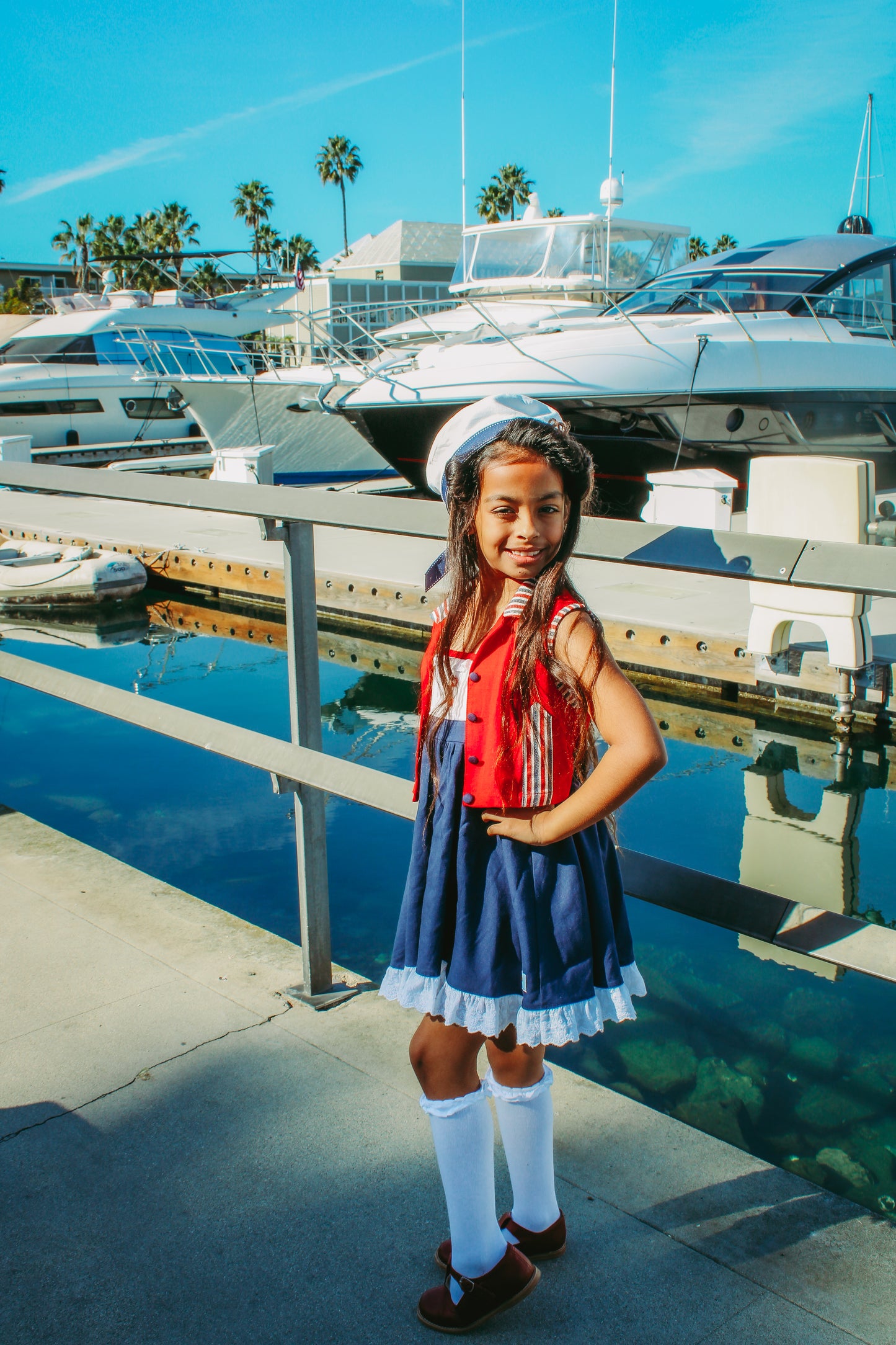 Rosalie's Seaside Adventure Dress and Vest set
