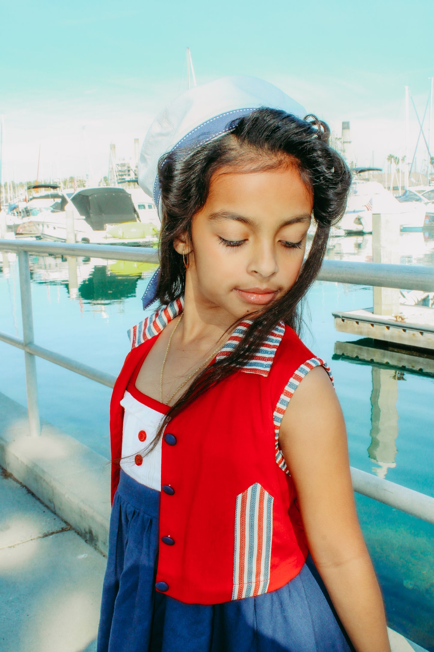 Rosalie's Seaside Adventure Dress and Vest set