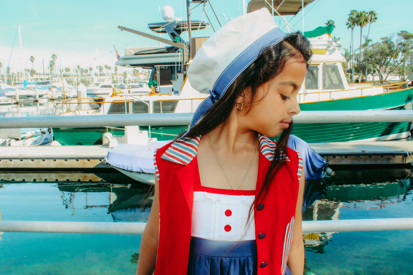 Rosalie's Seaside Adventure Dress and Vest set