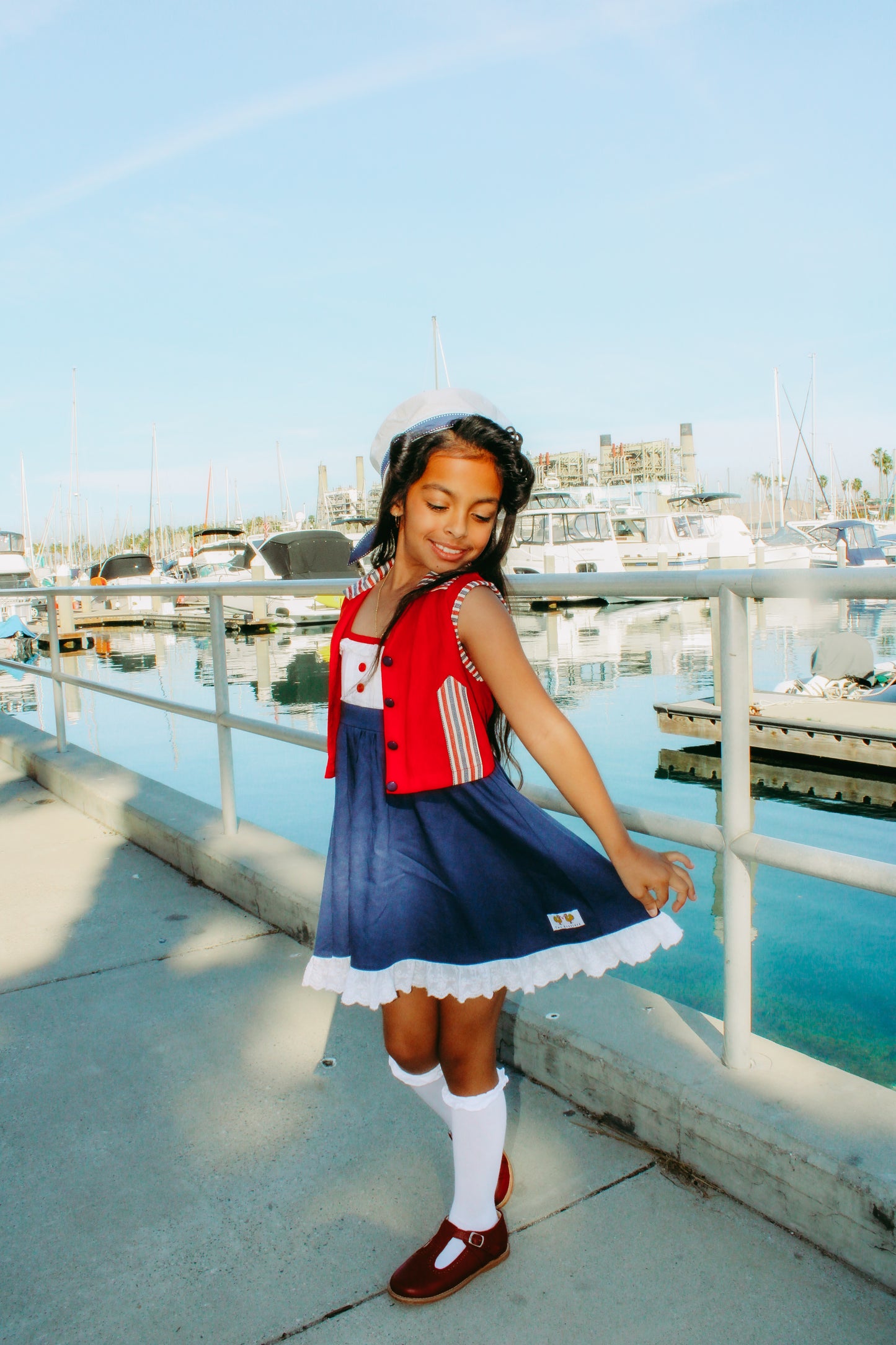 Rosalie's Seaside Adventure Dress and Vest set