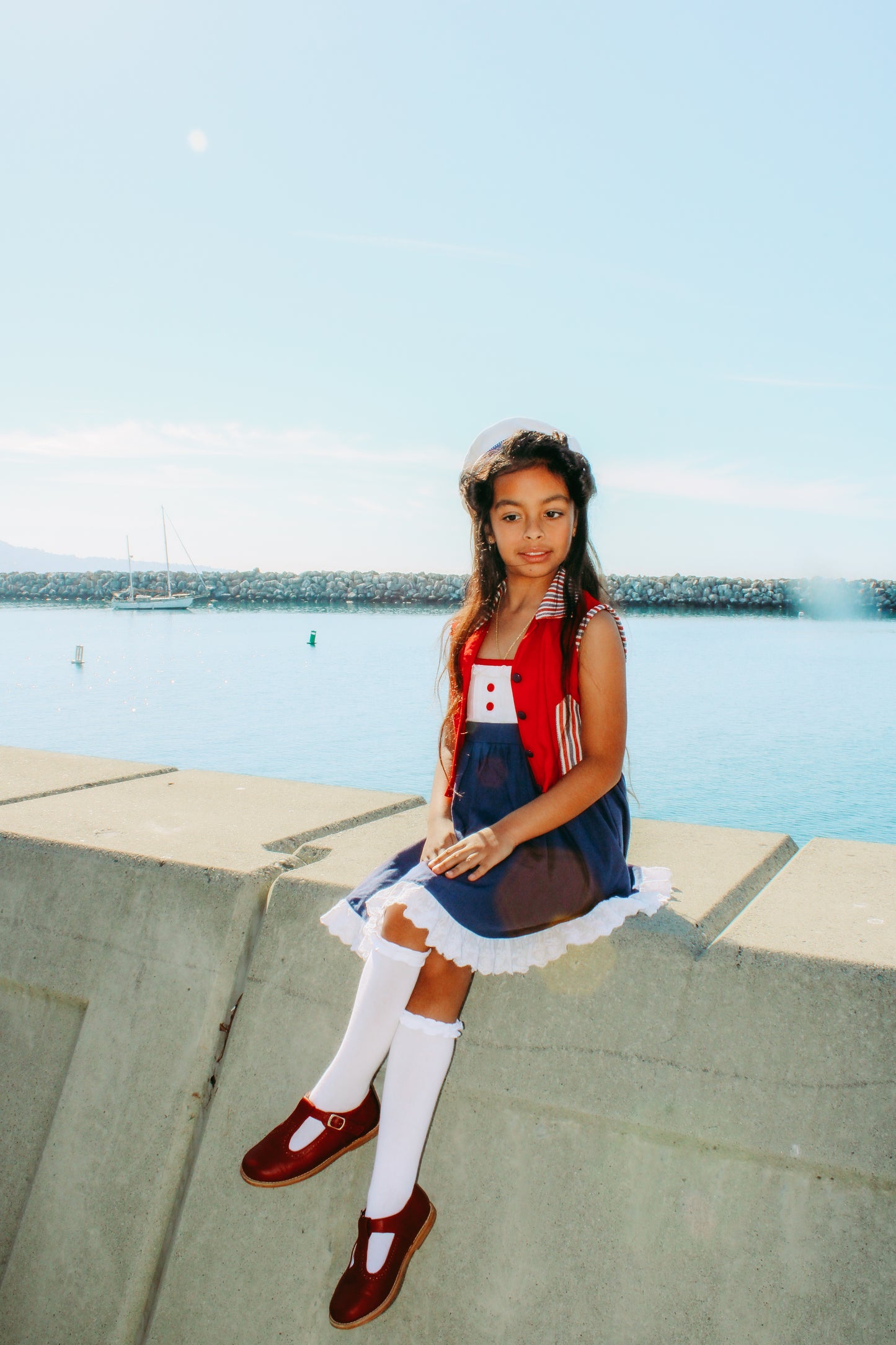 Rosalie's Seaside Adventure Dress and Vest set