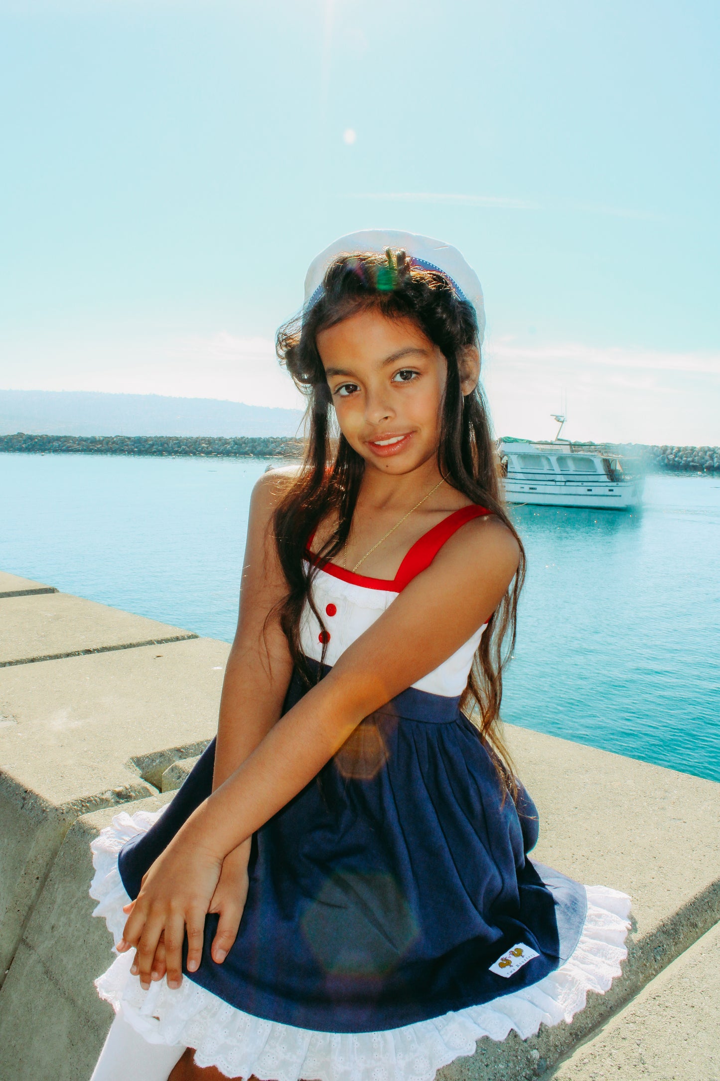 Rosalie's Seaside Adventure Dress and Vest set