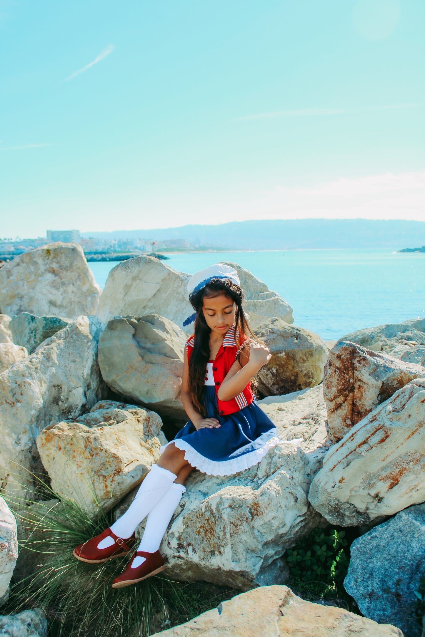 Rosalie's Seaside Adventure Dress and Vest set