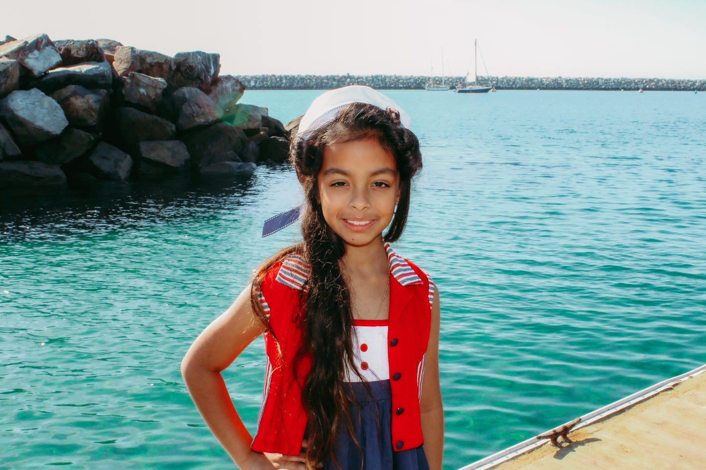 Rosalie's Seaside Adventure Dress and Vest set