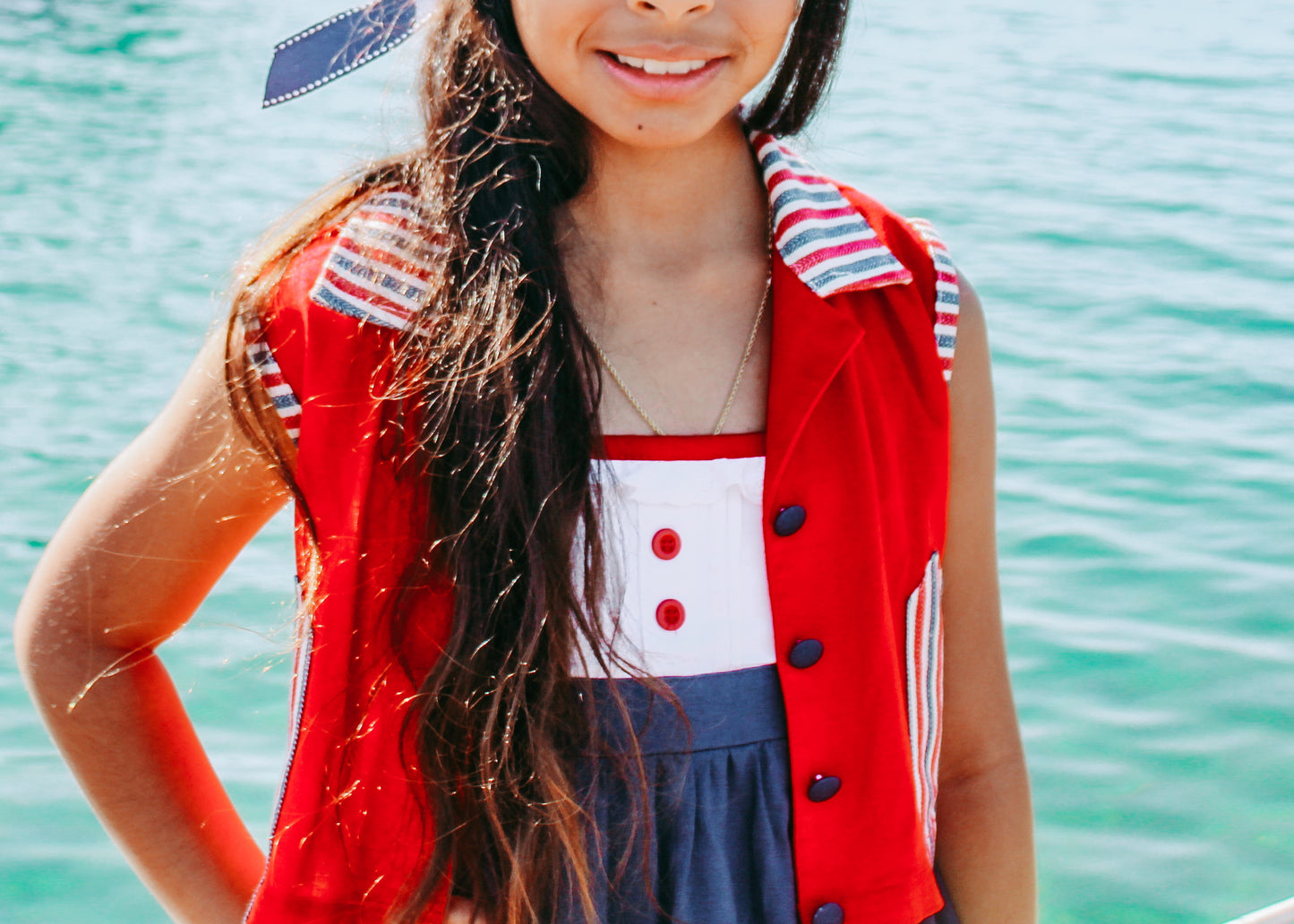 Rosalie's Seaside Adventure Dress and Vest set