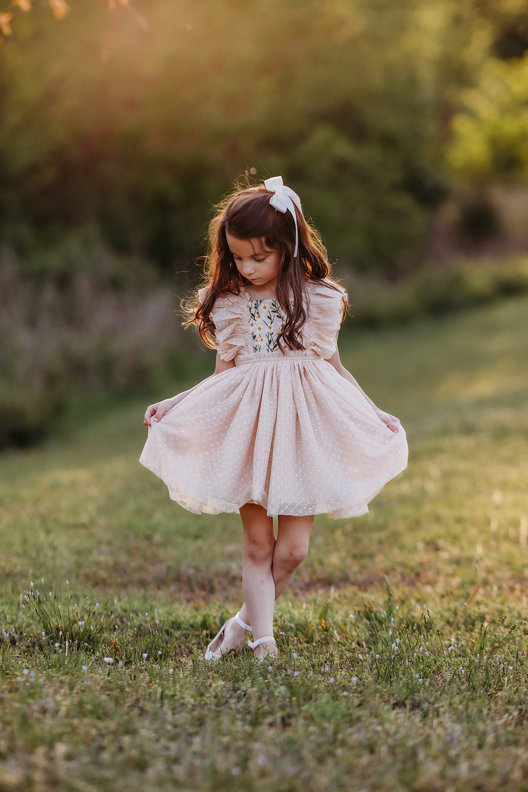 Millie's Daisies Tulle Dress - Ready To Ship