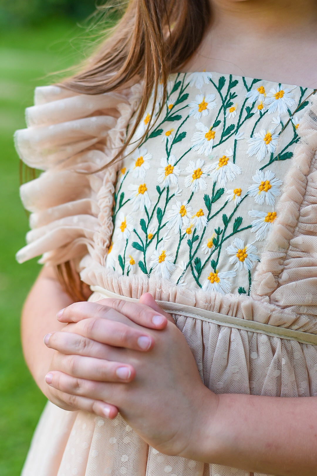 Millie's Daisies Tulle Dress - Ready To Ship