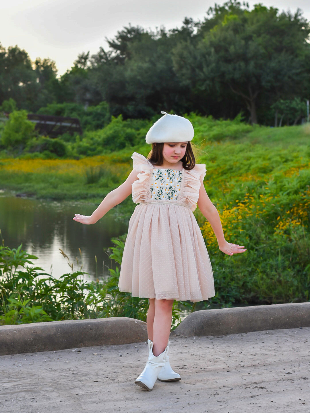 Millie's Daisies Tulle Dress - Ready To Ship